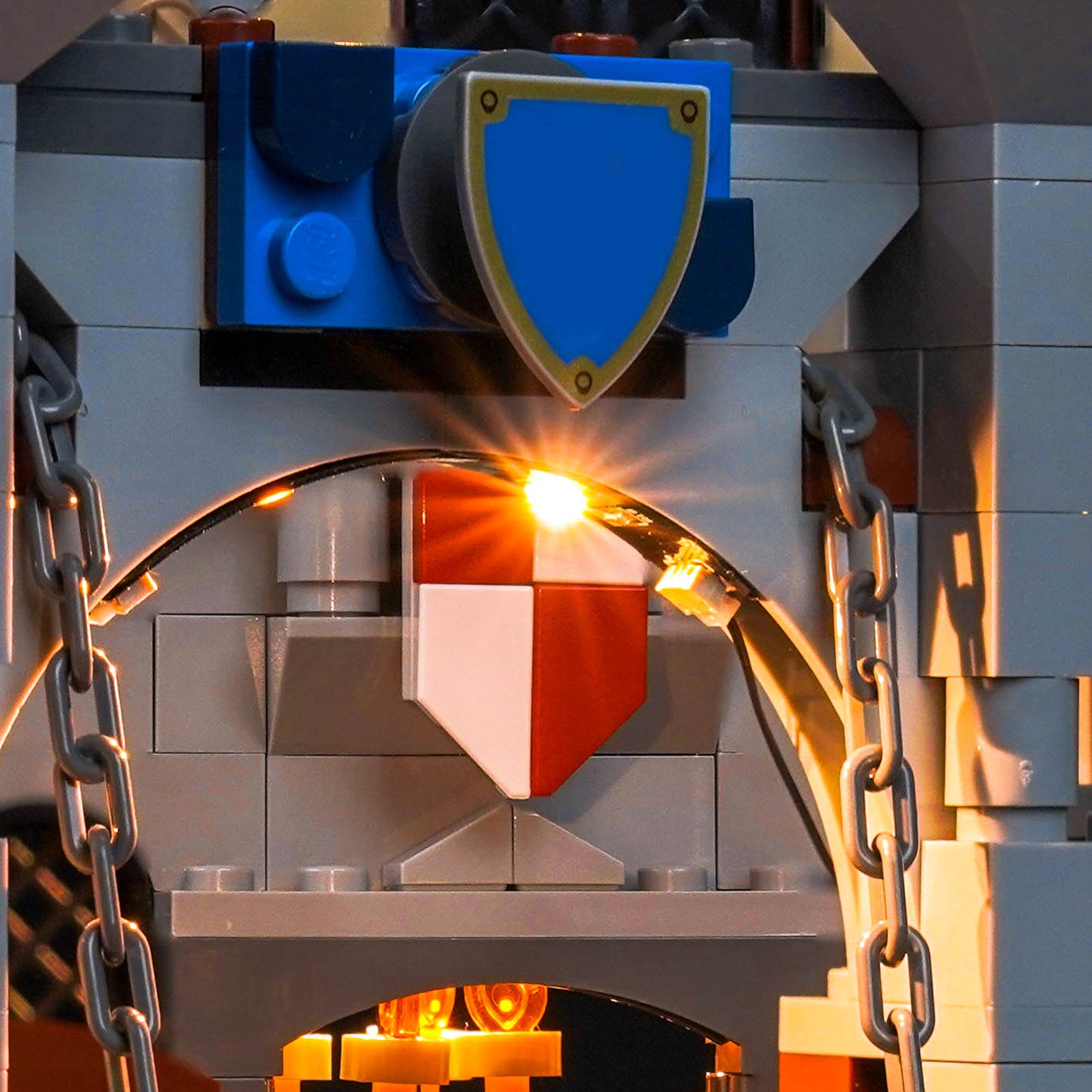 BrickBling Light Kit for LEGO Creator 3-in-1 Medieval Horse Knight Castle 31168