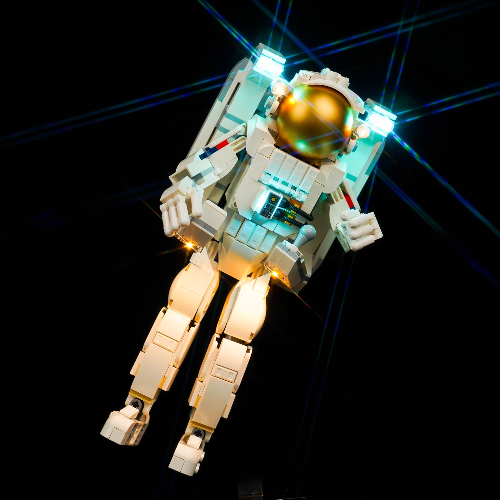 BrickBling Lichtset für LEGO Creator 3 in 1 Weltraumastronaut 31152