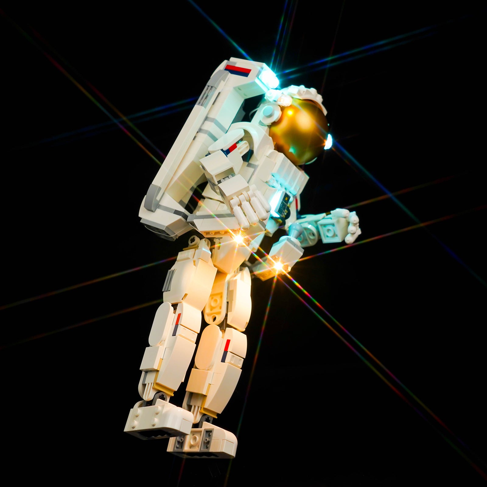 Kit d'éclairage BrickBling pour LEGO Creator 3 en 1 Astronaute spatial 31152