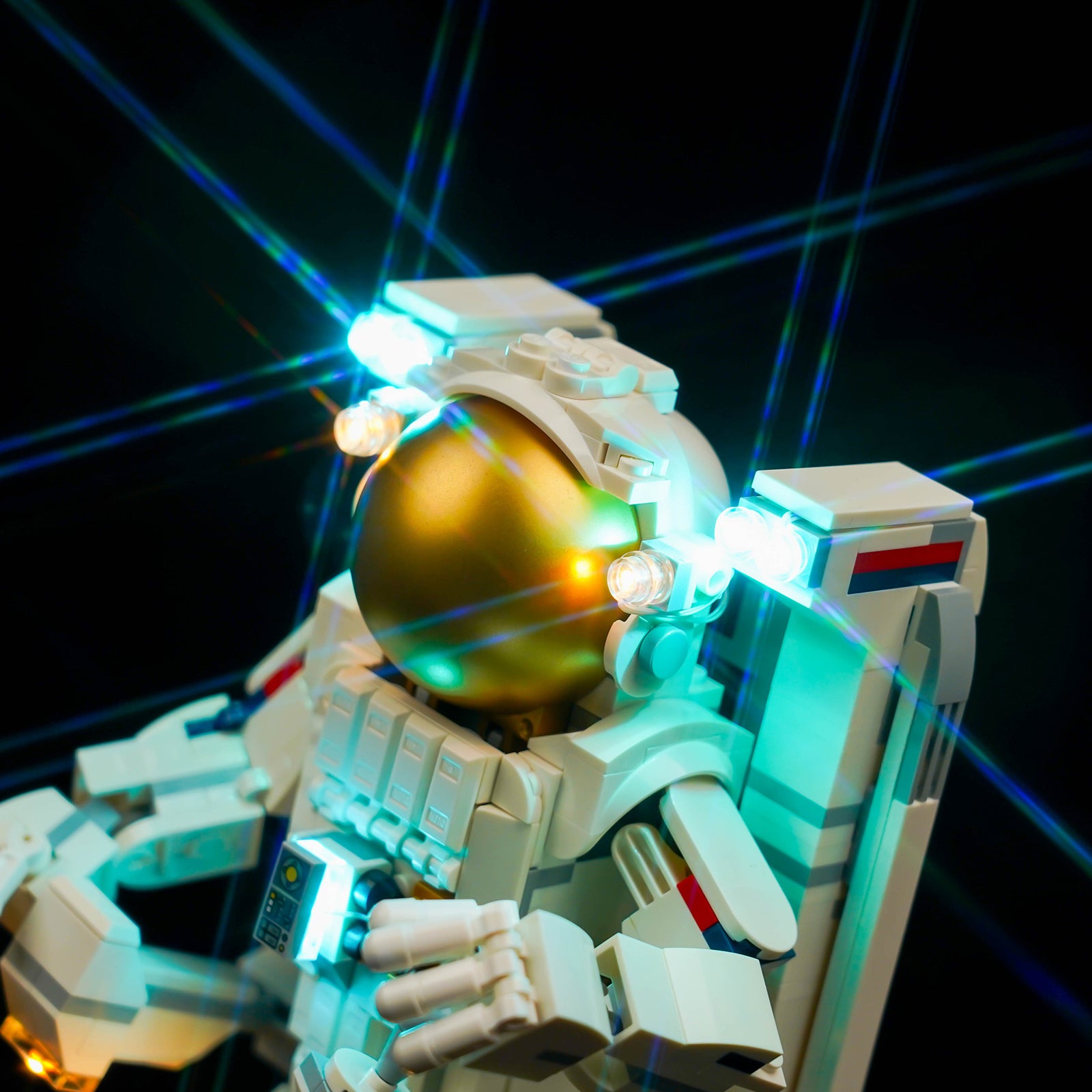 BrickBling Lichtset für LEGO Creator 3 in 1 Weltraumastronaut 31152