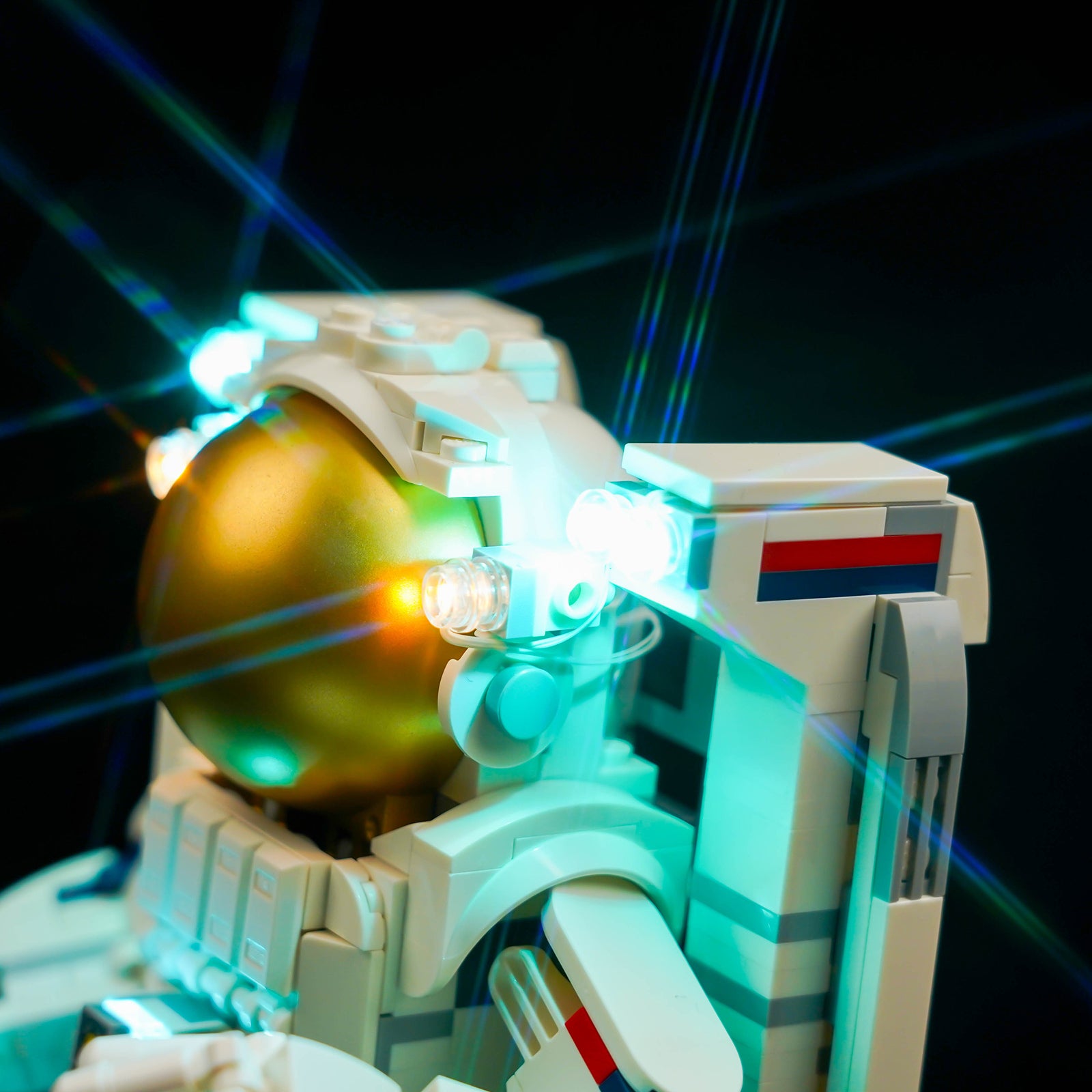 Kit d'éclairage BrickBling pour LEGO Creator 3 en 1 Astronaute spatial 31152