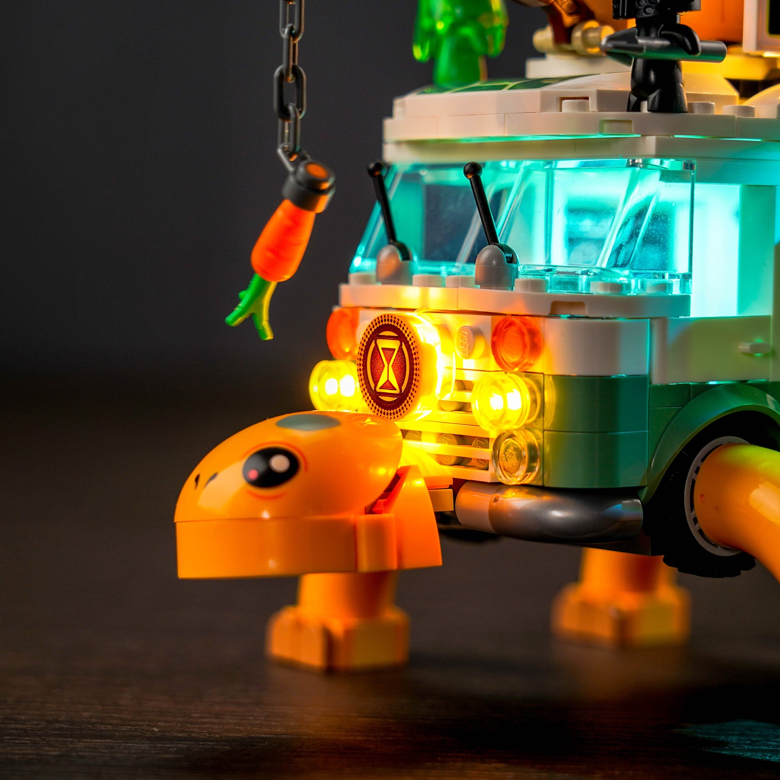 BrickBling Lichtset für LEGO DREAMZzz Mrs. Castillos Schildkröten-Van 71456