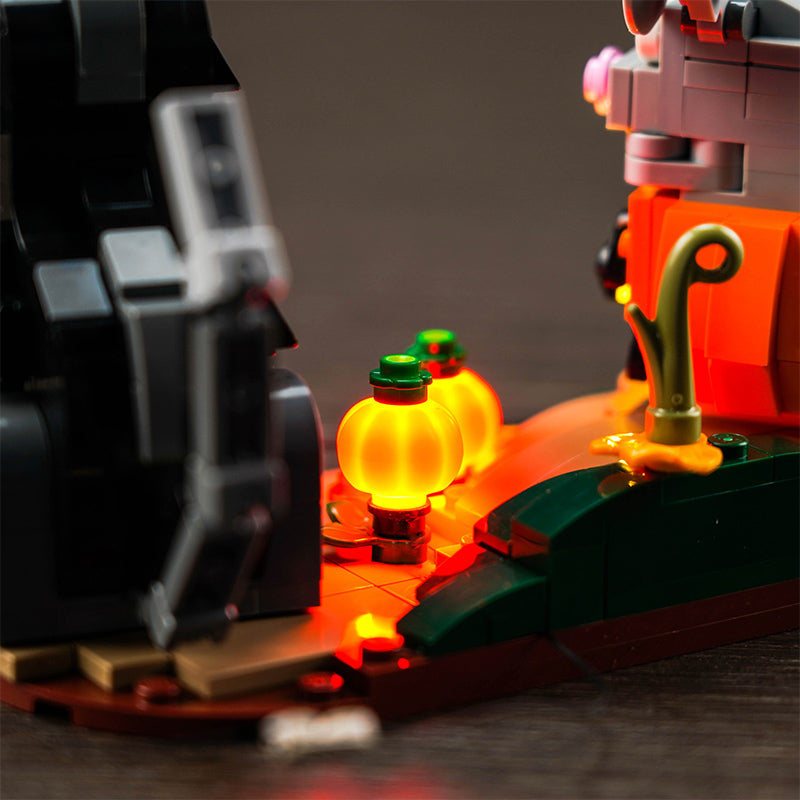 Kit d'éclairage Brickbling pour LEGO Halloween Chat et souris 40570 