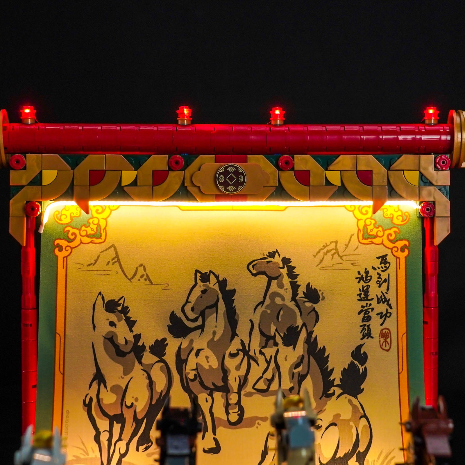 BrickBling Light Kit for LEGO Galloping Horses Canvas 80119