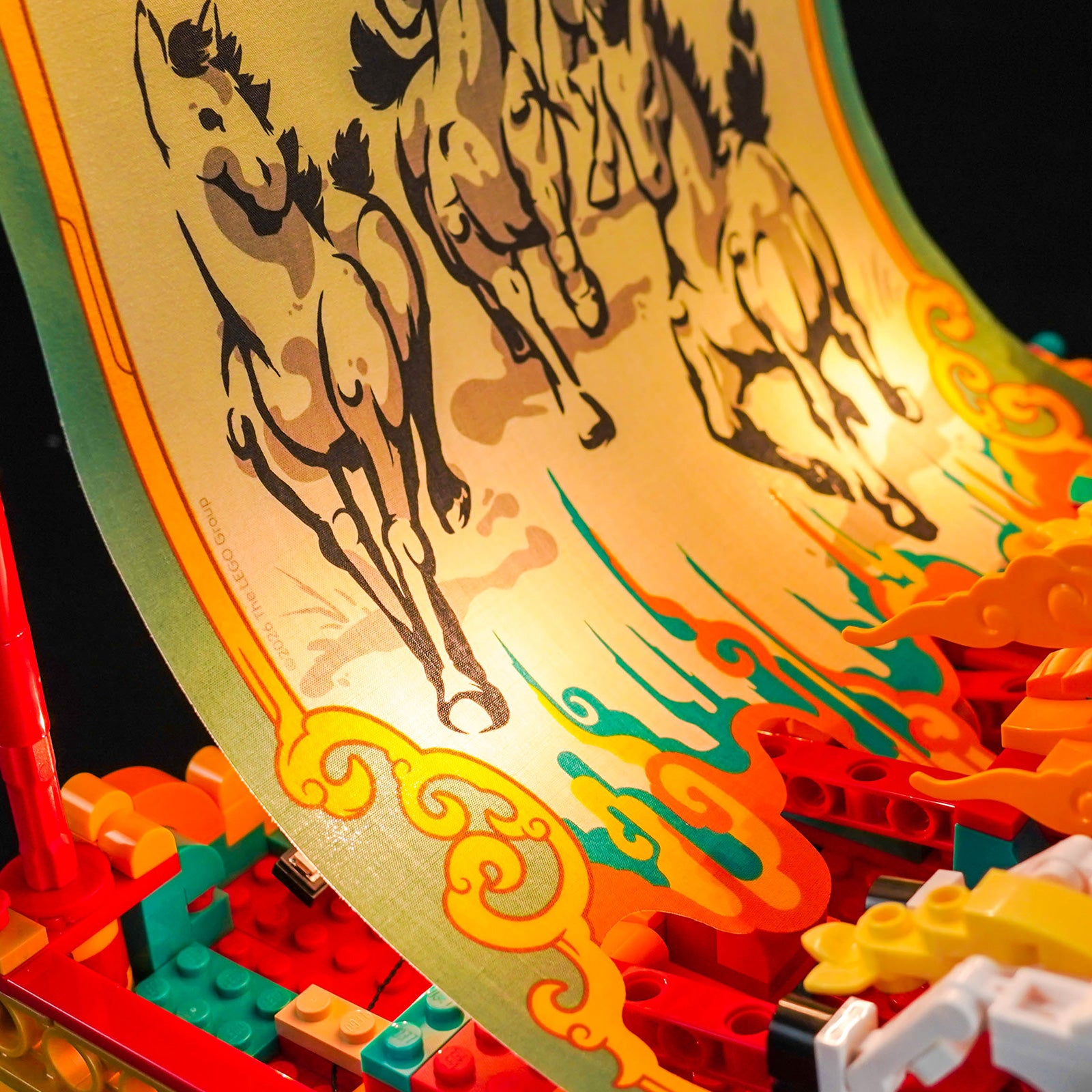 BrickBling Light Kit for LEGO Galloping Horses Canvas 80119