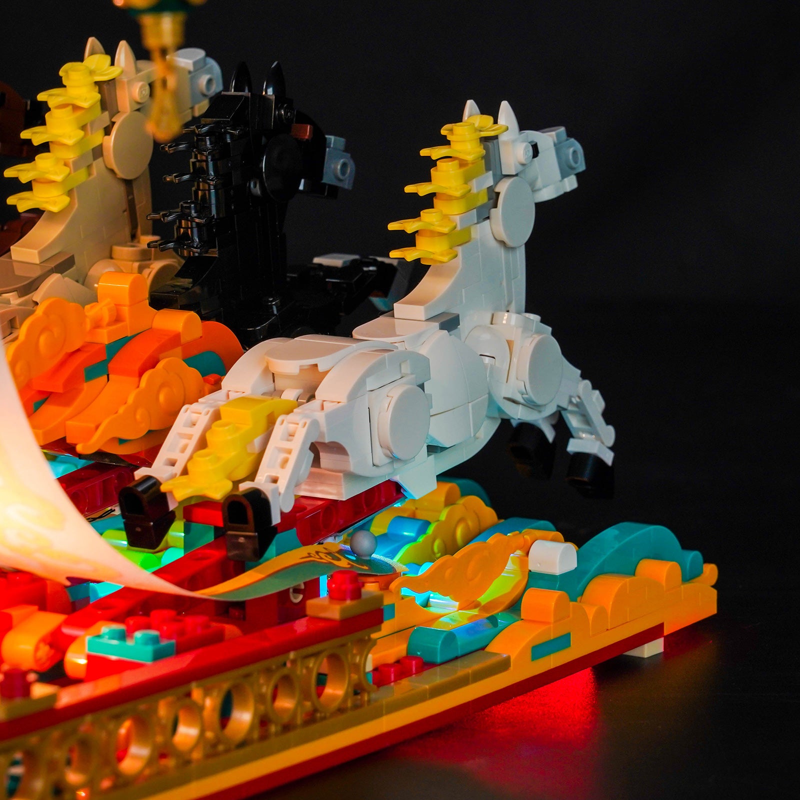 BrickBling Light Kit for LEGO Galloping Horses Canvas 80119