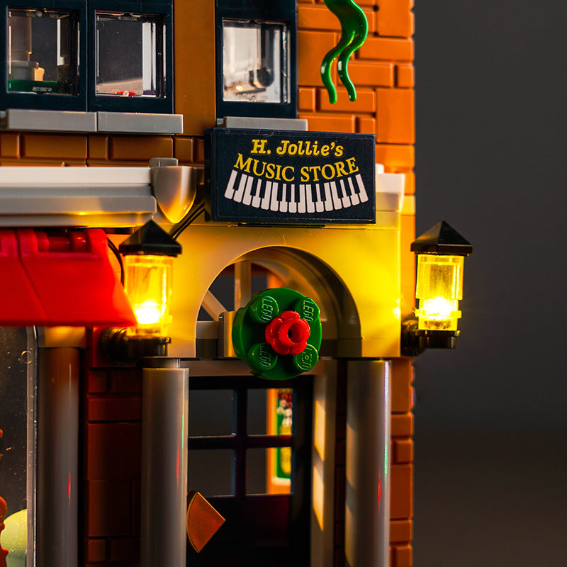 BrickBling Light Kit for LEGO Holiday Main Street 10308 Remote Control Version