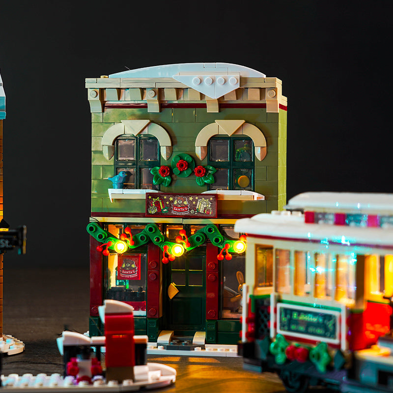BrickBling Lichtset für LEGO Holiday Main Street 10308