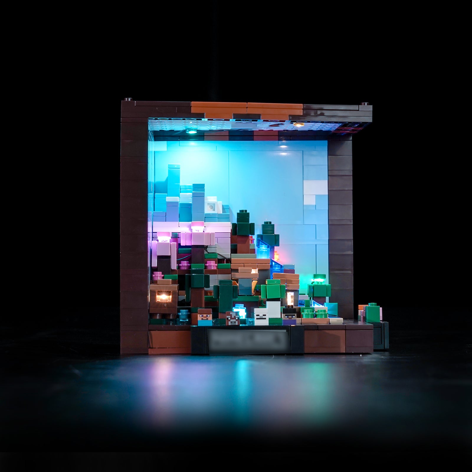 BrickBling Lichtset für LEGO Minecraft The Crafting Table 21265