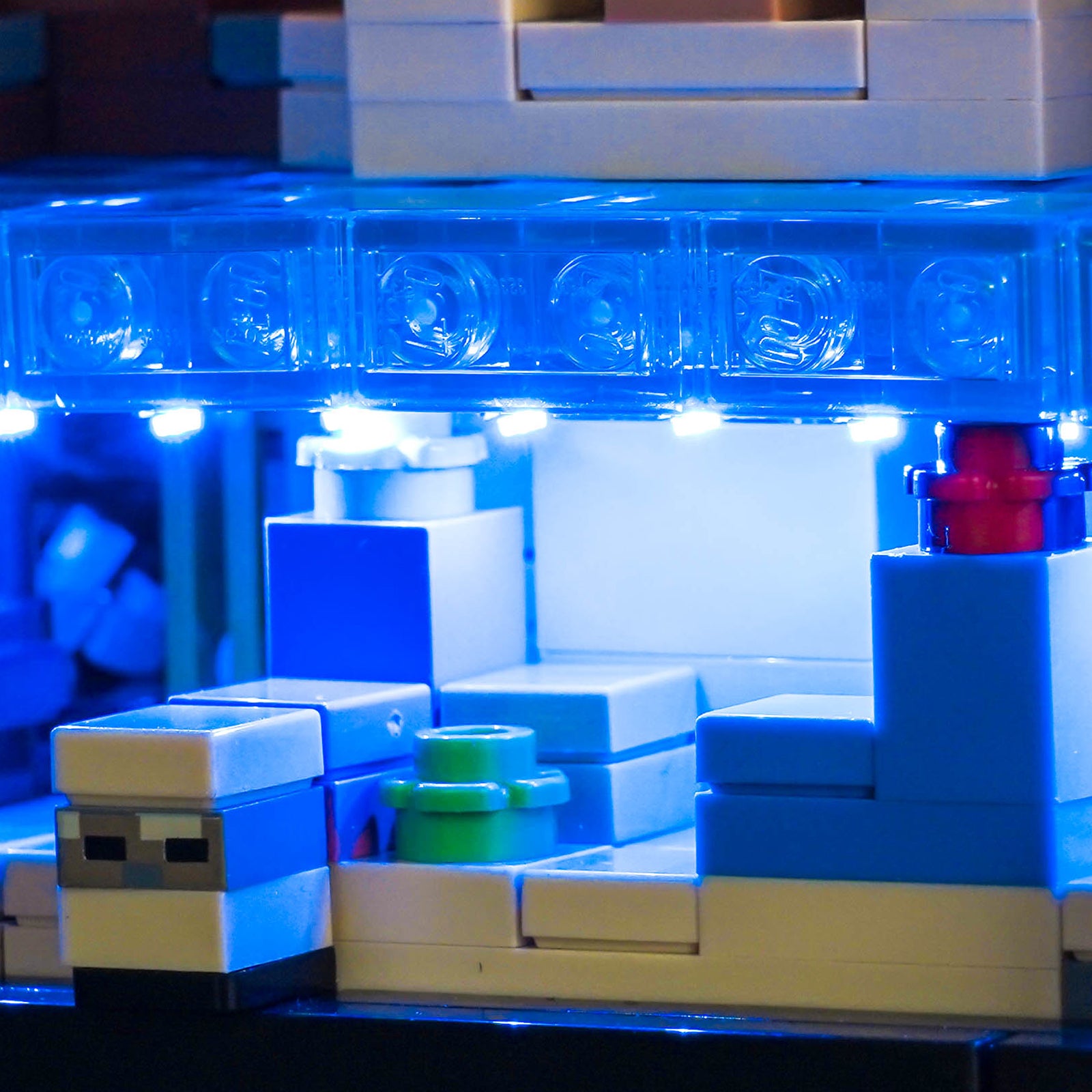 Kit d'éclairage BrickBling pour LEGO Minecraft Mini Biomes 21589