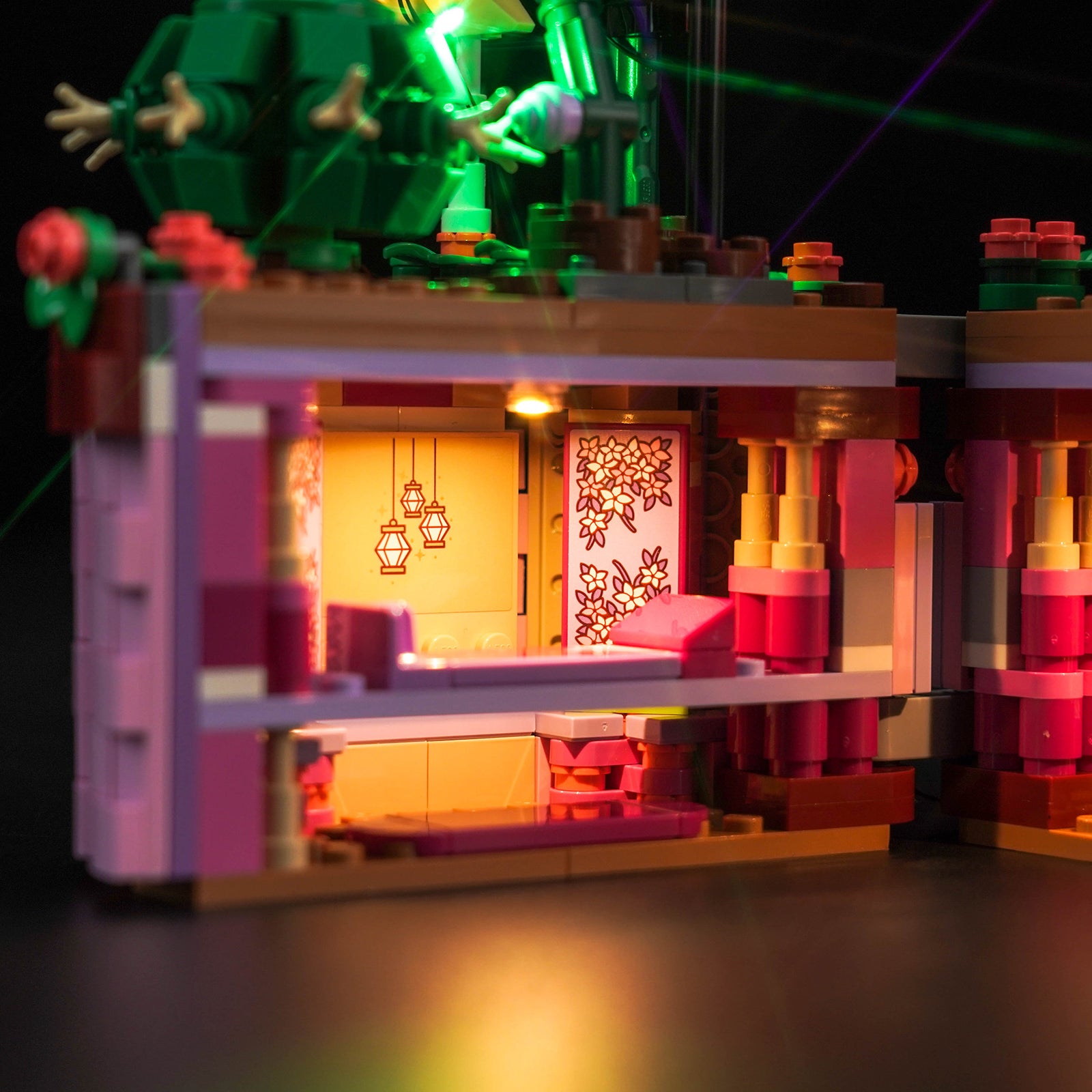Kit d'éclairage BrickBling pour le pot de fleurs d'Isabela LEGO Disney 43237