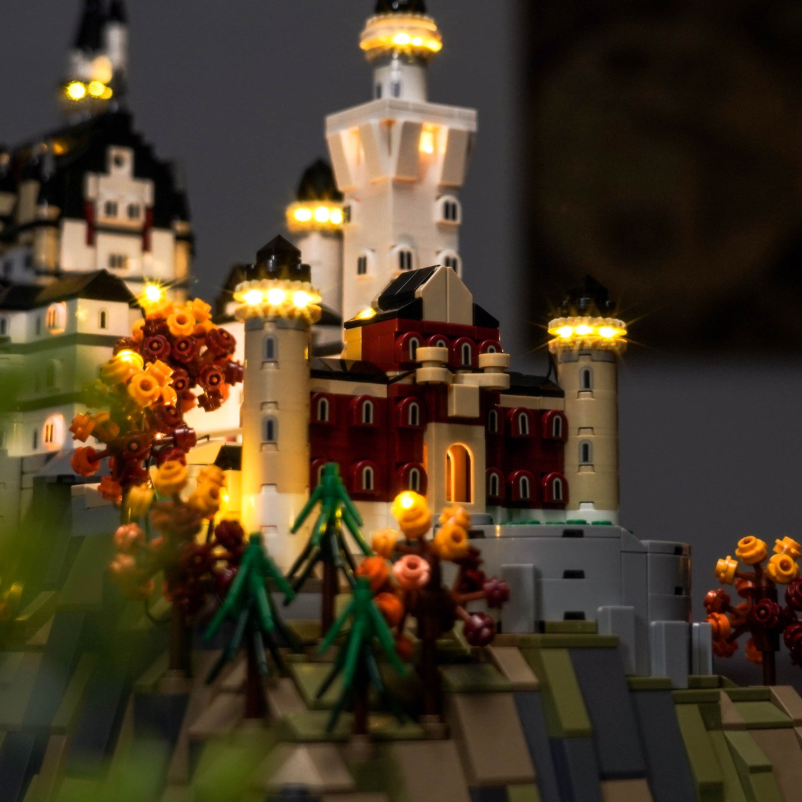 BrickBling Lichtset für LEGO Architecture Schloss Neuschwanstein 21063 Neue Version