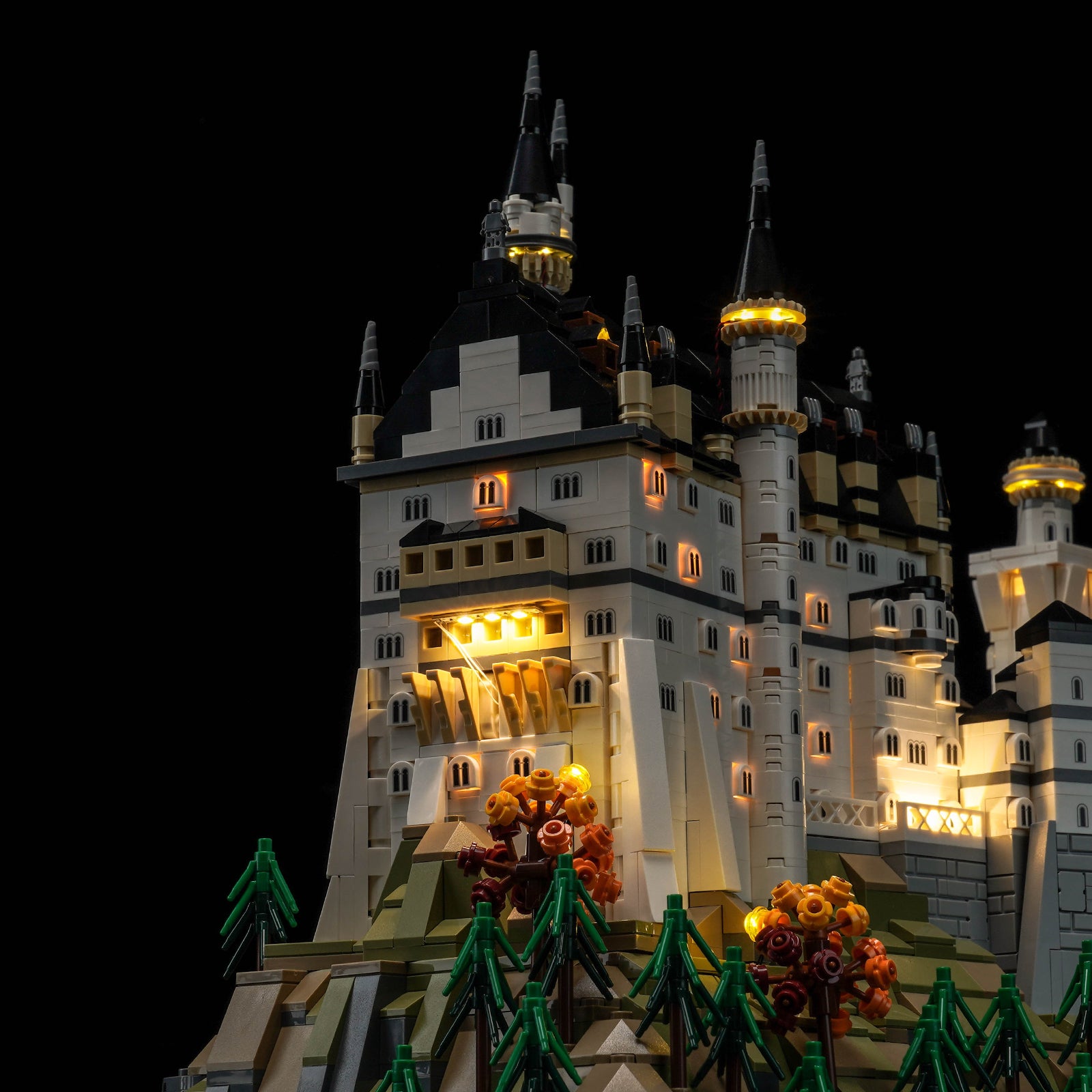 BrickBling Lichtset für LEGO Architecture Schloss Neuschwanstein 21063 Neue Version