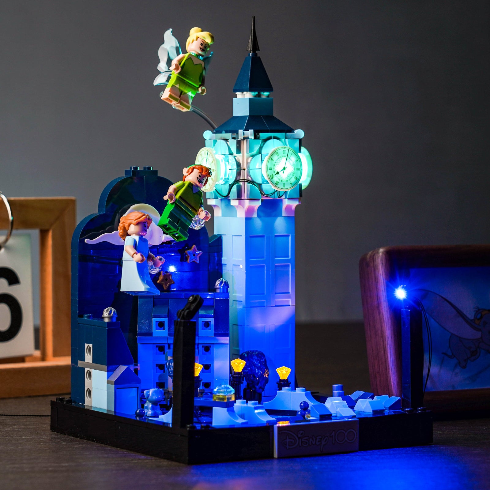 BrickBling Lichtset für LEGO Disney Peter Pan und Wendys Flug über London 43232