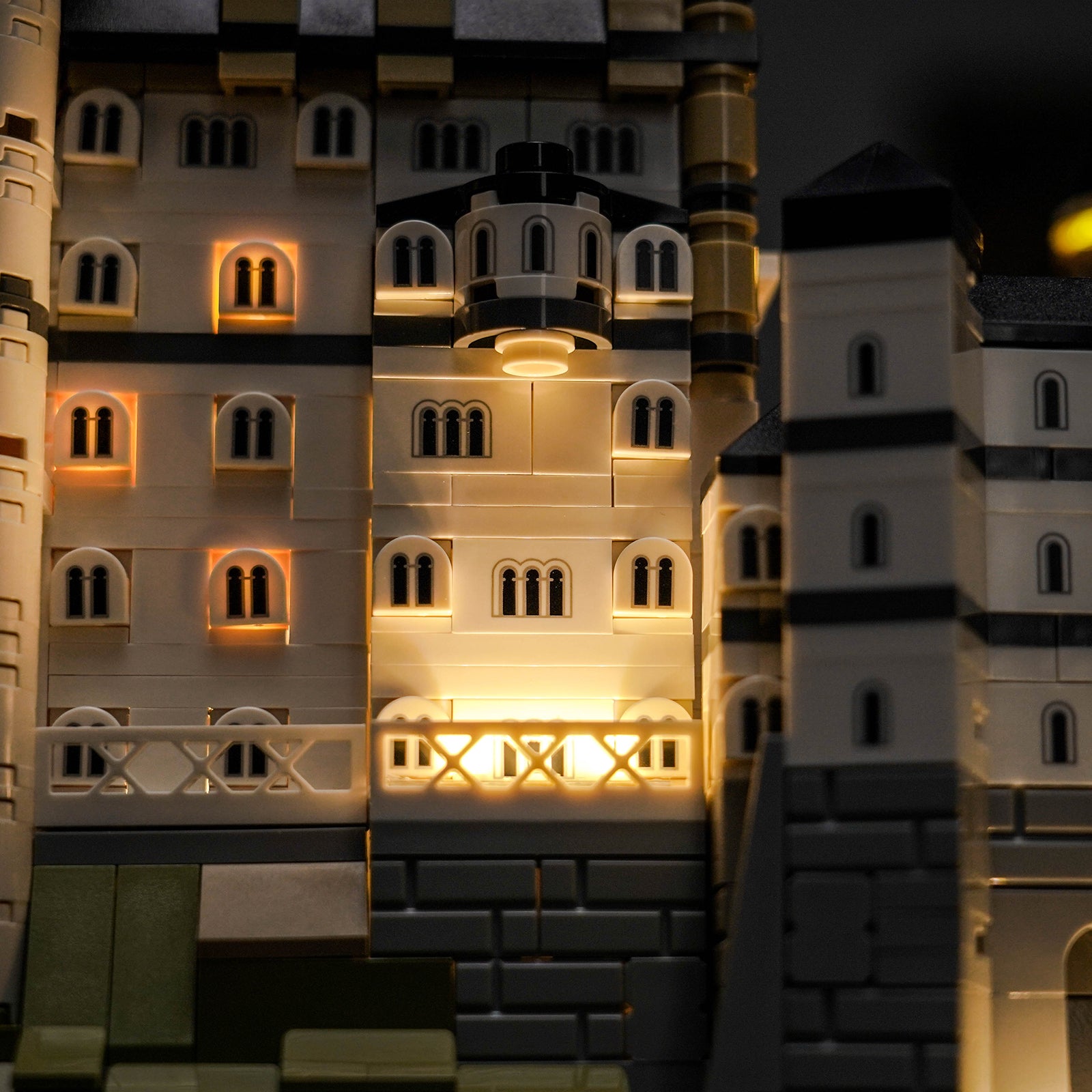 BrickBling Lichtset für LEGO Architecture Schloss Neuschwanstein 21063 Neue Version
