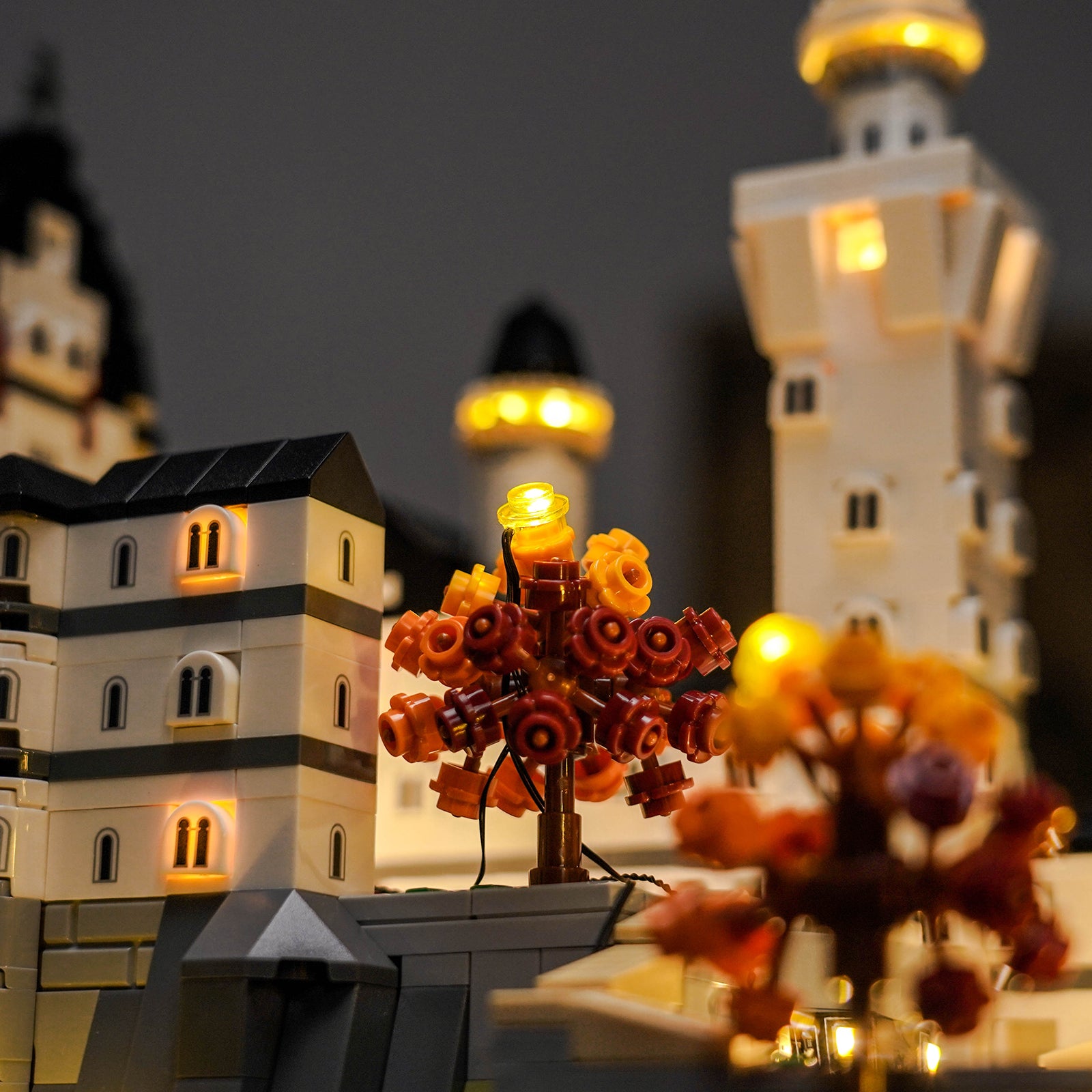 BrickBling Lichtset für LEGO Architecture Schloss Neuschwanstein 21063 Neue Version