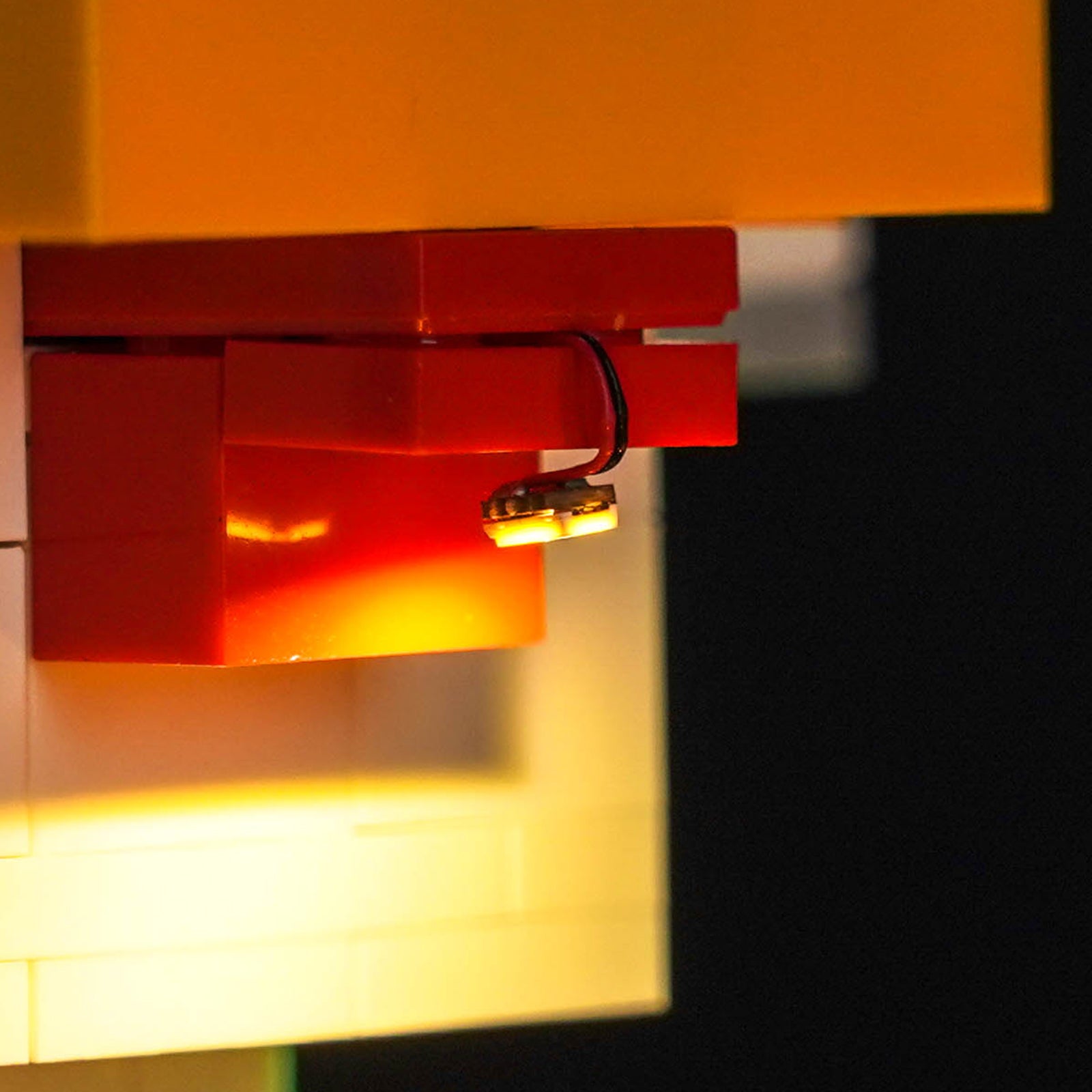 Kit d'éclairage BrickBling pour ferme de poulets LEGO Minecraft 21585