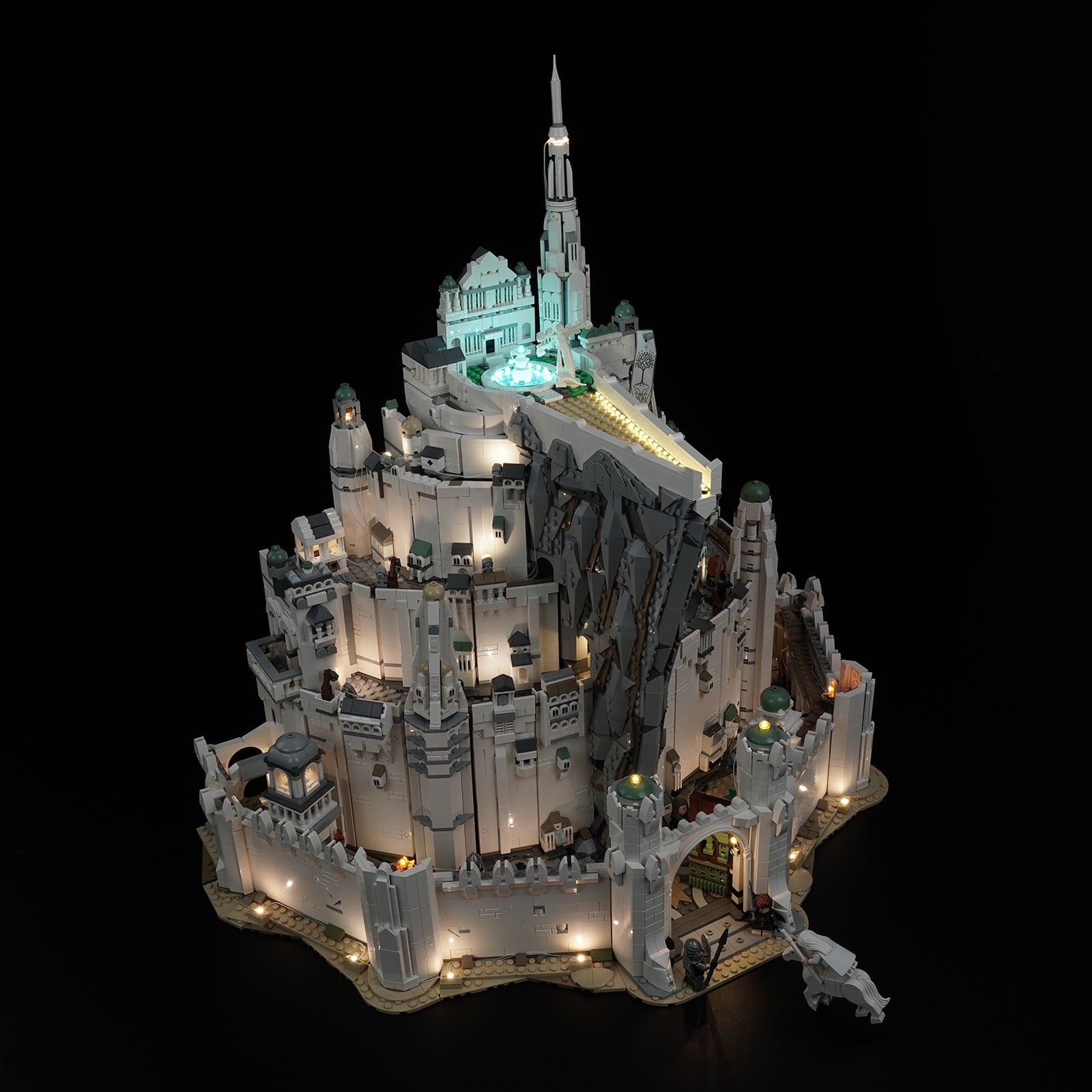 Kit d'éclairage BrickBling pour LEGO Icons Le Seigneur des Anneaux : Minas Tirith™ 11377