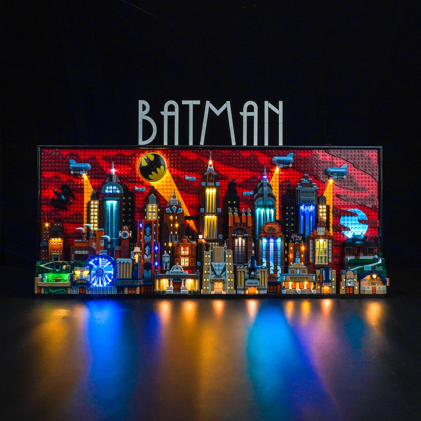 BrickBling Light Kit for LEGO Batman: The Animated Series Gotham City™ 76271 Upgraded Version