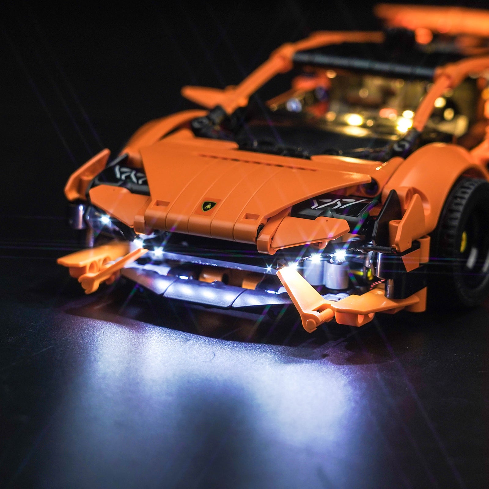 BrickBling Lichtset für LEGO Lamborghini Huracán Tecnica Orange 42196