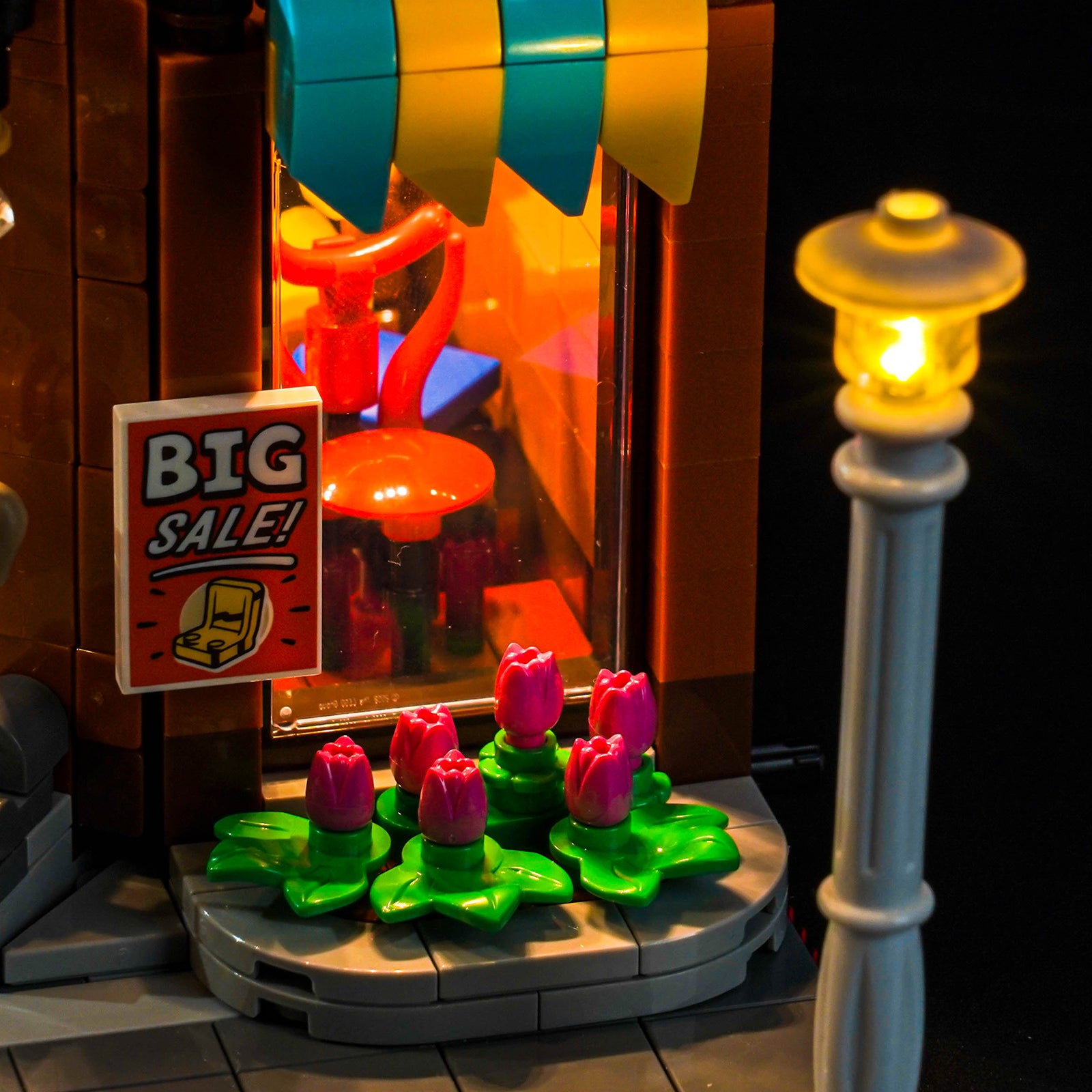 BrickBling Light Kit for LEGO Icons Shopping Street 11371