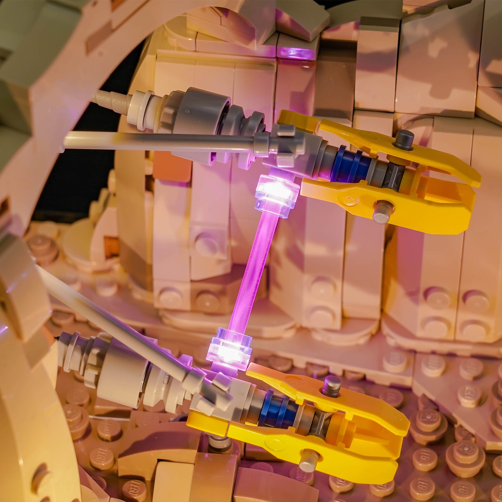 Kit d'éclairage BrickBling pour LEGO Mos ESPA Podrace Diorama 75380