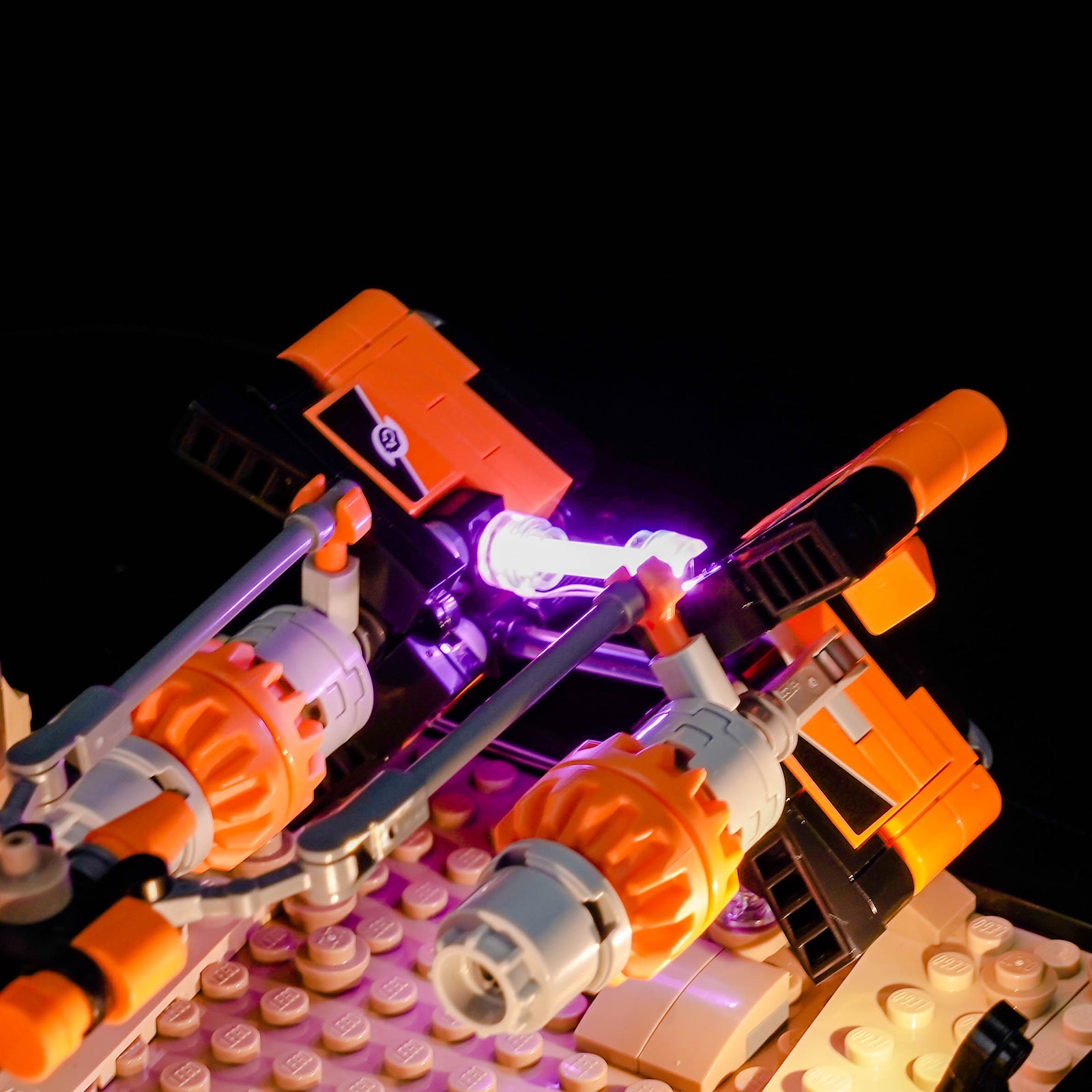 BrickBling Lichtset für LEGO Mos ESPA Podrace Diorama 75380