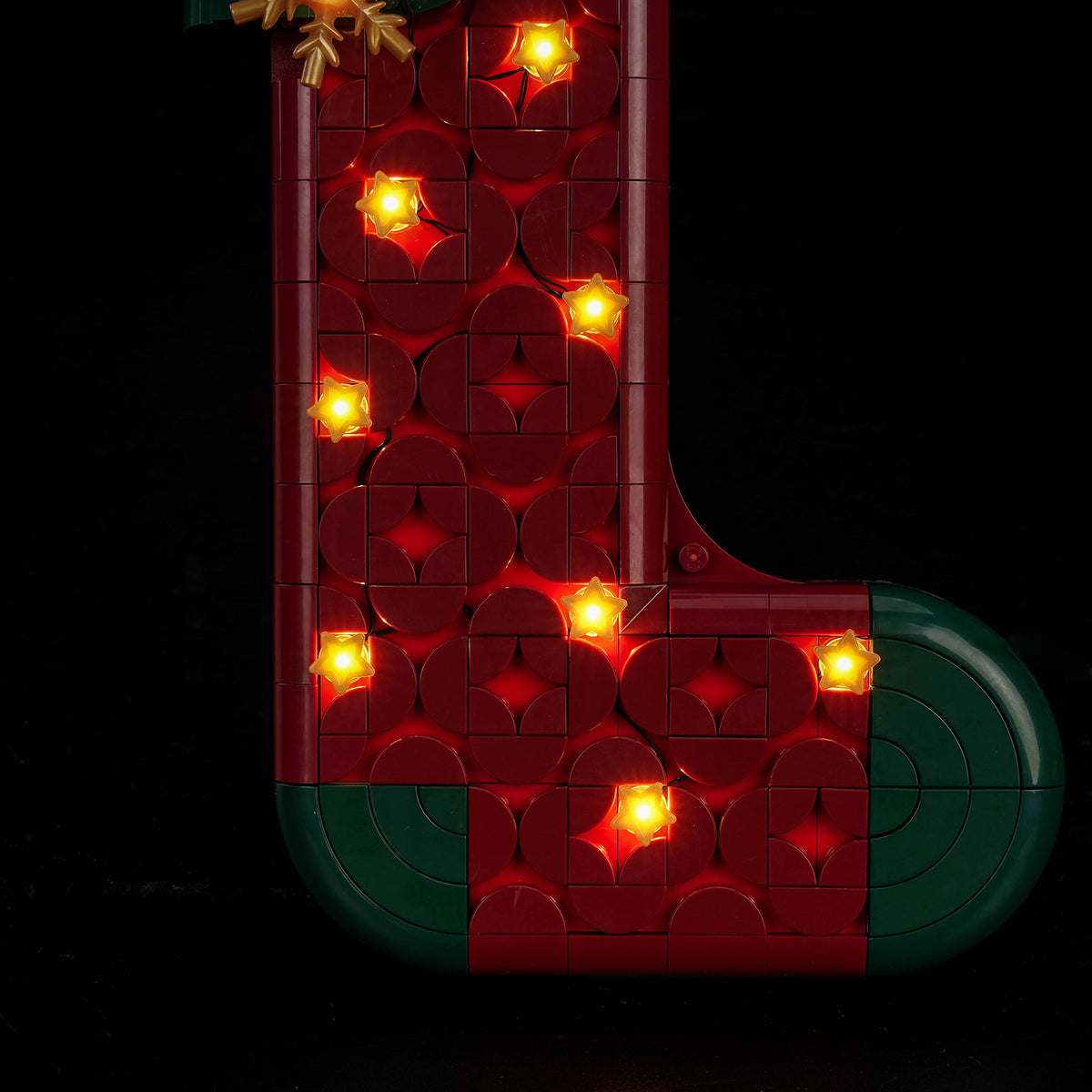 BrickBling Beleuchtungsset für LEGO Weihnachtsstrumpf 40958