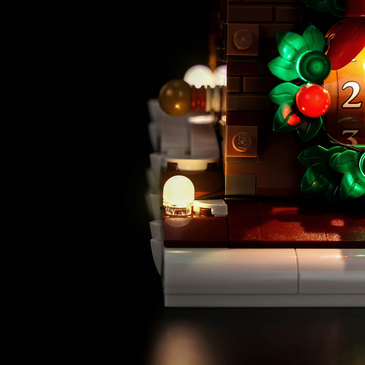 BrickBling Light Kit for LEGO Santa's Holiday Countdown 40874