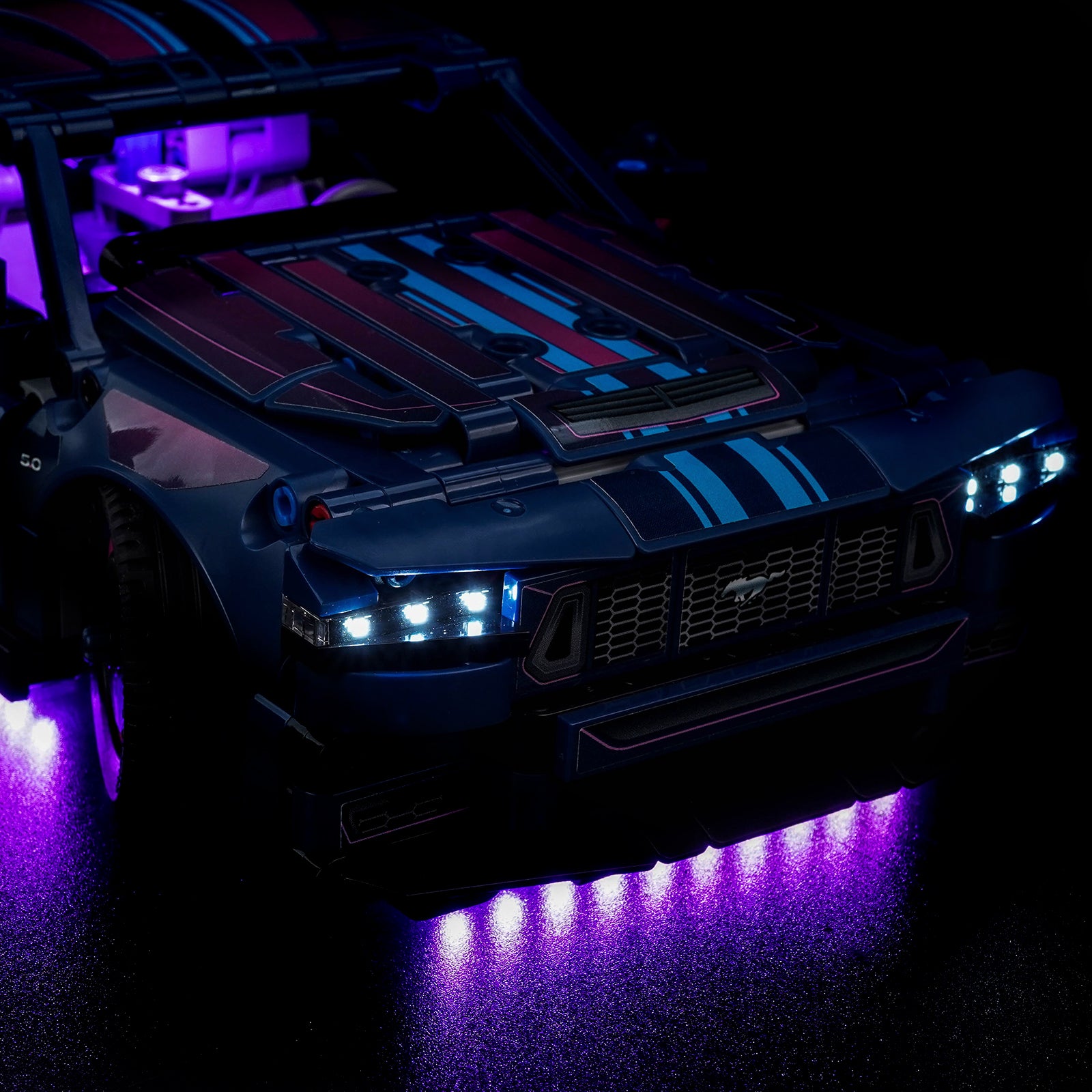 BrickBling Light Kit for LEGO Technic Custom Garage Ford Mustang GT Car 42236