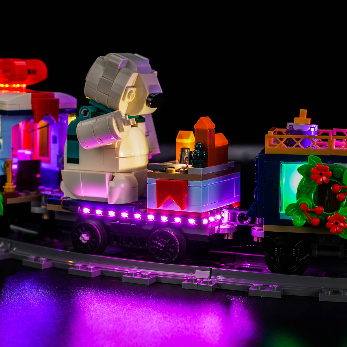 BrickBling Lichtset für LEGO Icons Holiday Express Train 10361