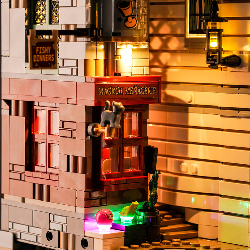 Kit d'éclairage BrickBling pour la banque de sorciers LEGO Gringotts™ – Édition Collector 76417
