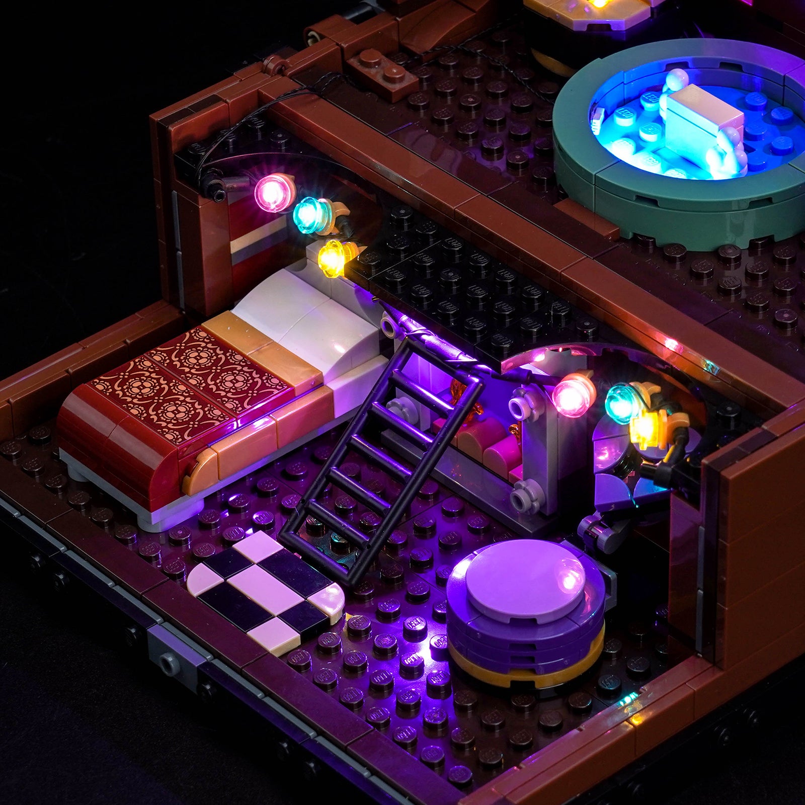 Kit d'éclairage BrickBling pour les ensembles LEGO Wednesday L'appartement de la Chose 76785