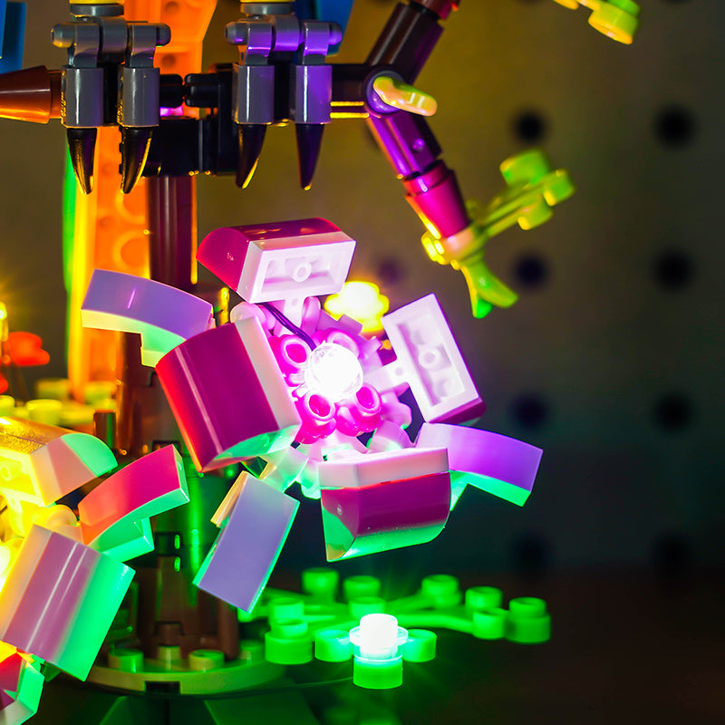 BrickBling Lichtset für LEGO Creator 3 in 1 Exotischer Papagei 31136