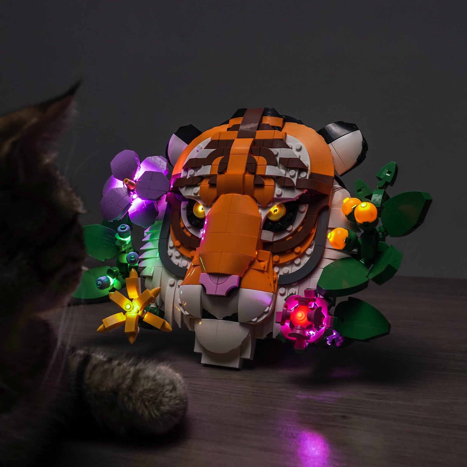 BrickBling Lichtset für LEGO Art The Fauna Collection – Tiger 31217
