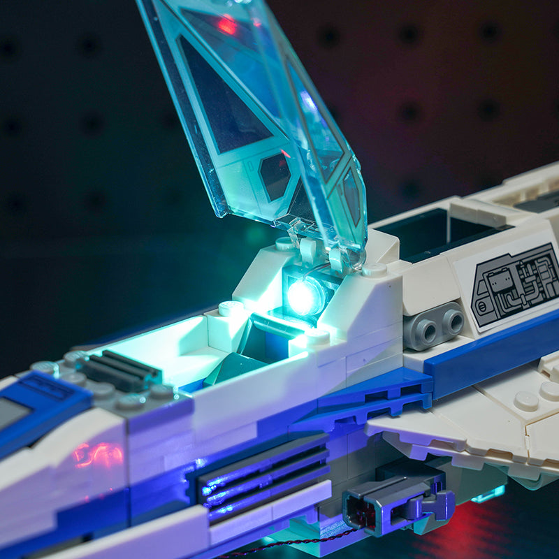 BrickBling Light Kit for LEGO New Republic E-Wing™ vs. Shin Hati’s Starfighter™ 75364