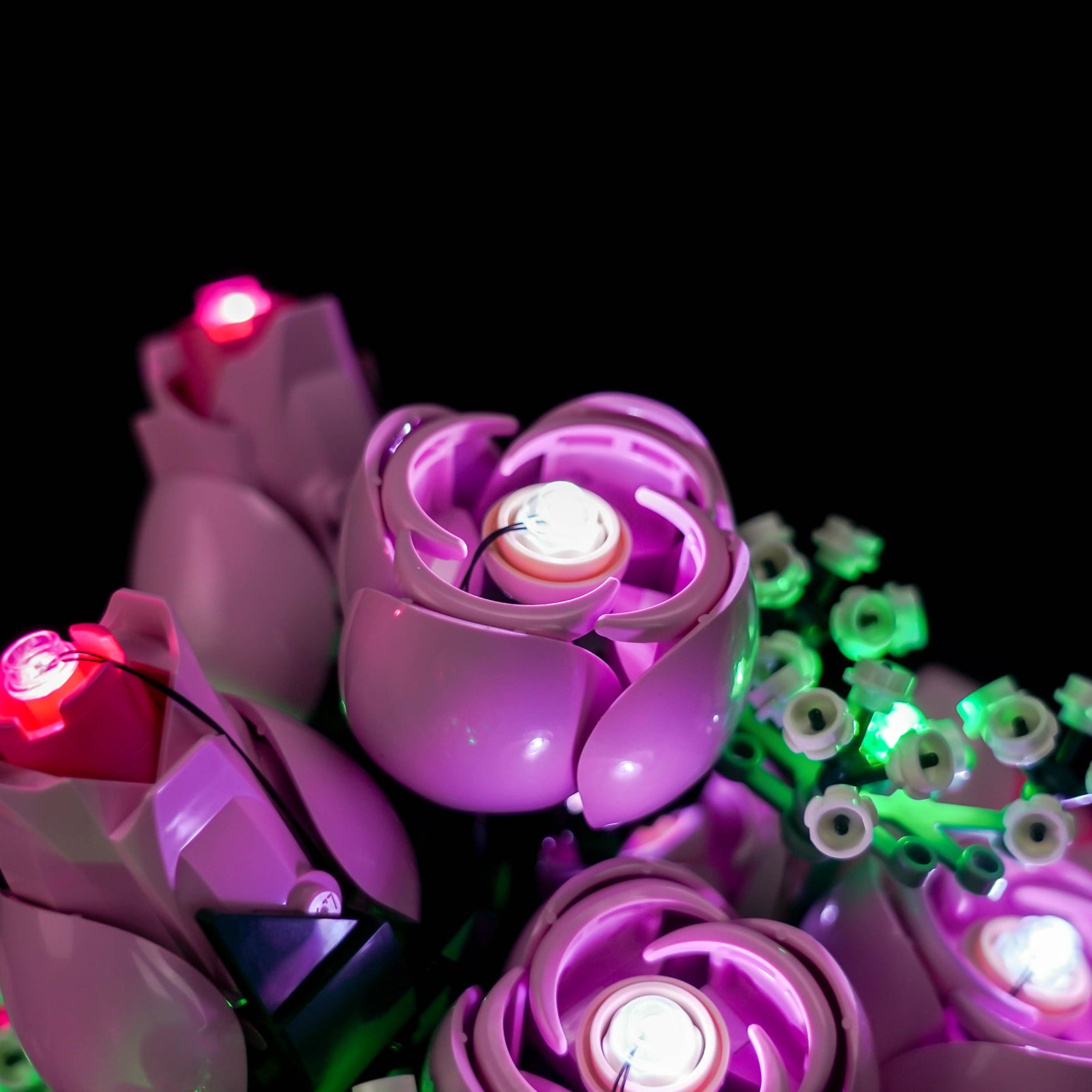 BrickBling Light Kit for LEGO The Botanical Collection Bouquet of Pink Roses 10374