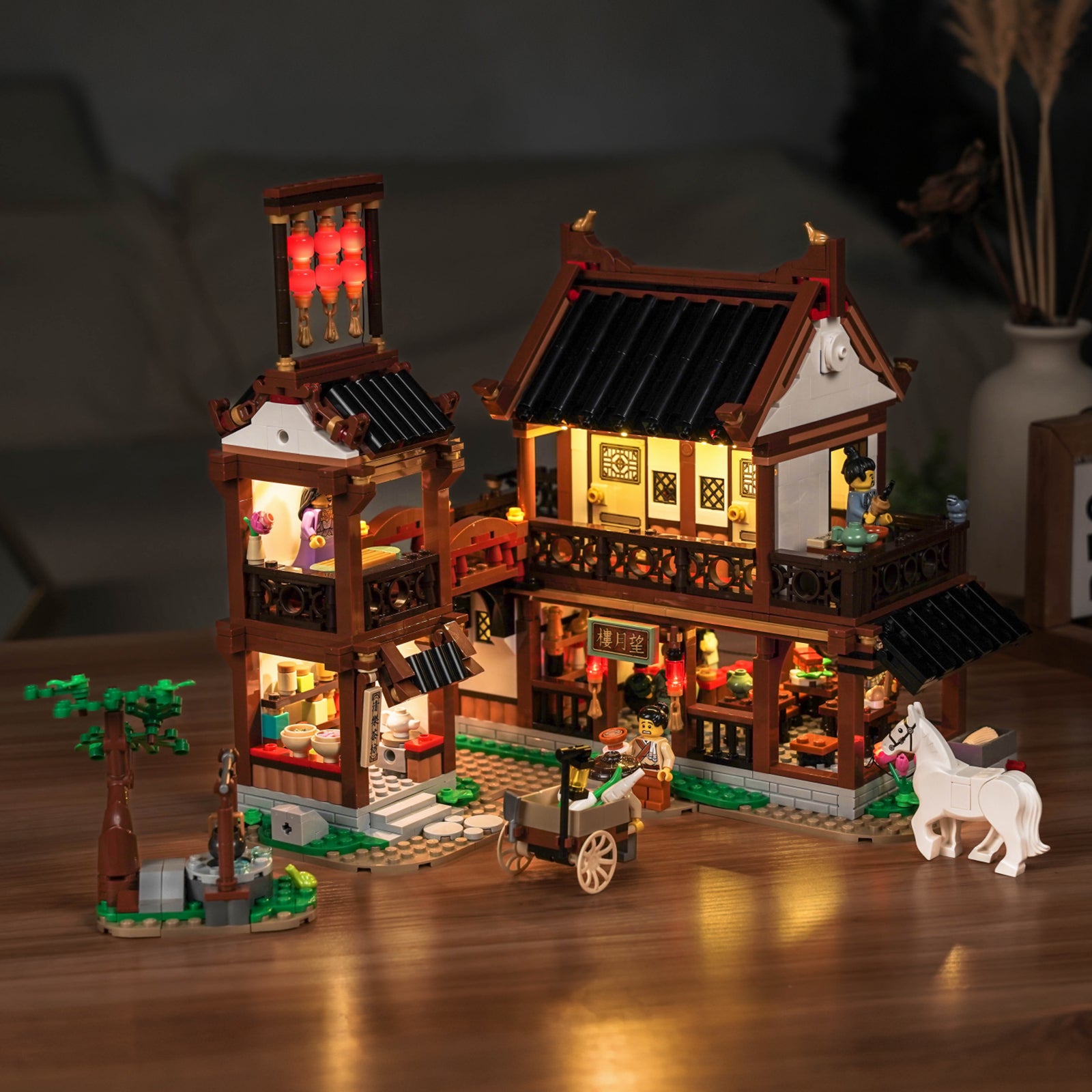 BrickBling Light Kit for LEGO Ancient Moon-Gazing Inn 80121