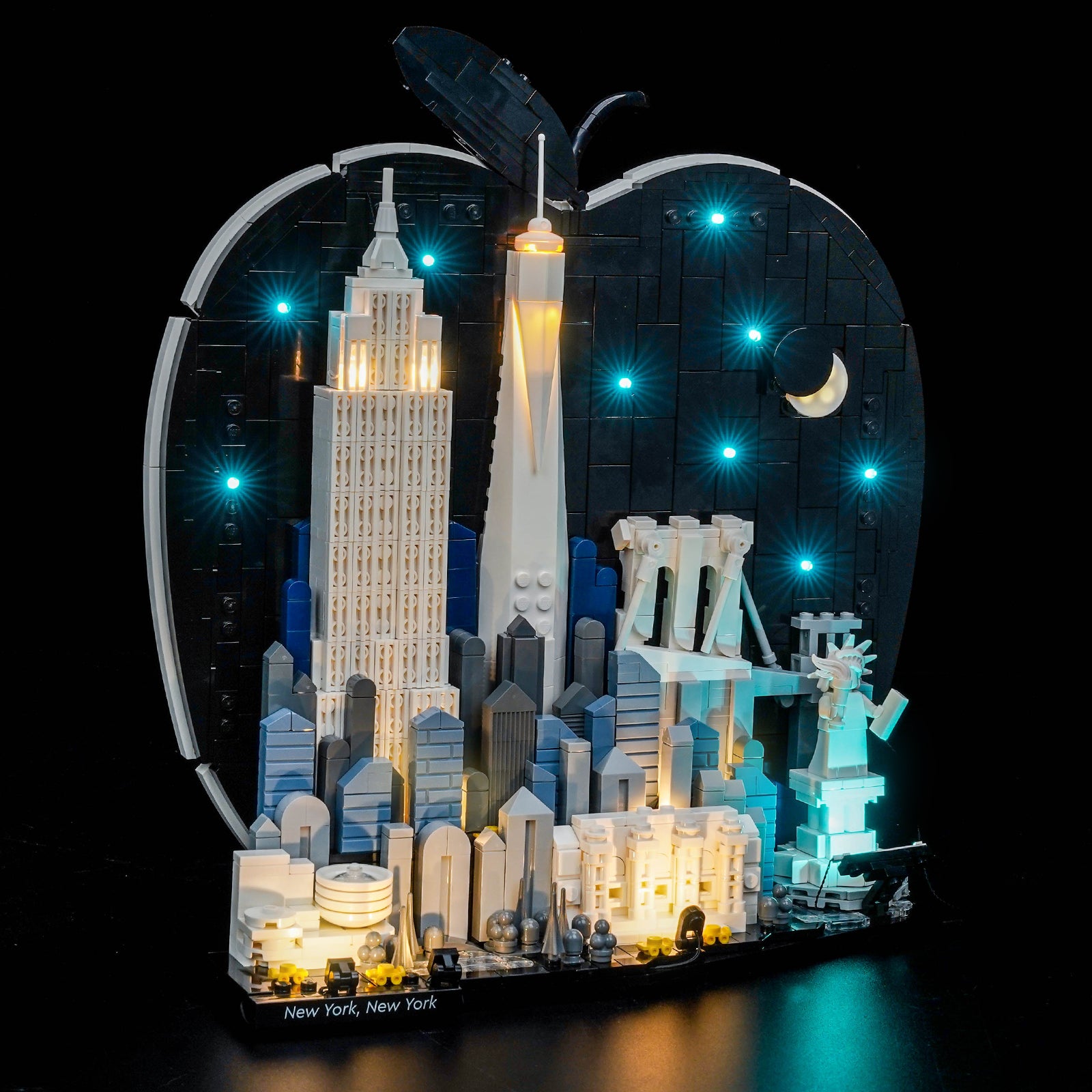 BrickBling Light Kit for LEGO Architecture New York City – The Big Apple 21066