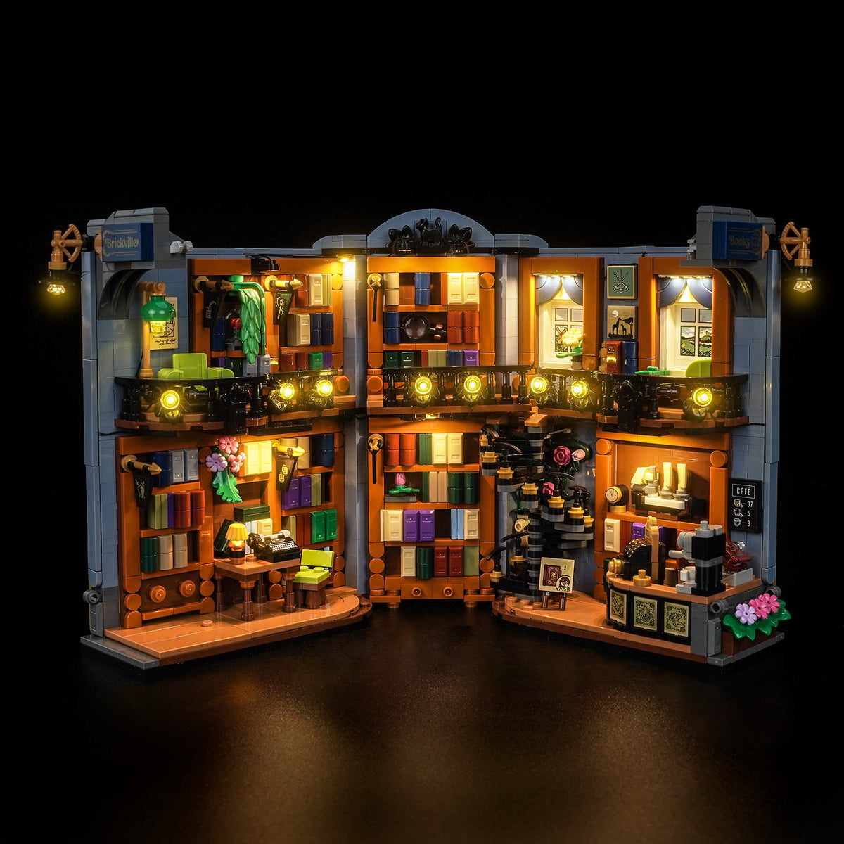 LED Light Kit for LEGO Icons Bookstore: Book Nook 11379 Classic Version