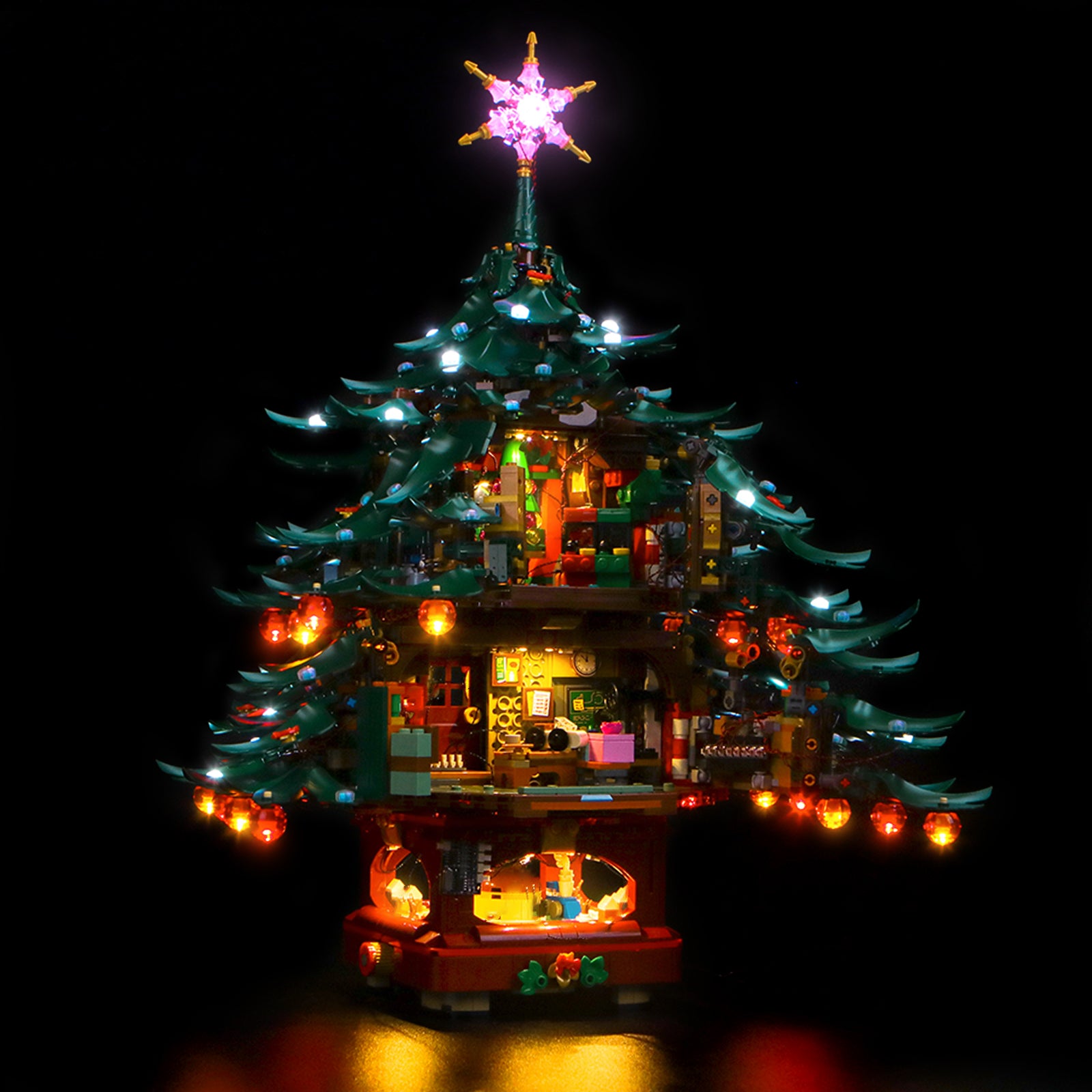 BrickBling Light Kit for LEGO Icons Family Christmas Tree 41843