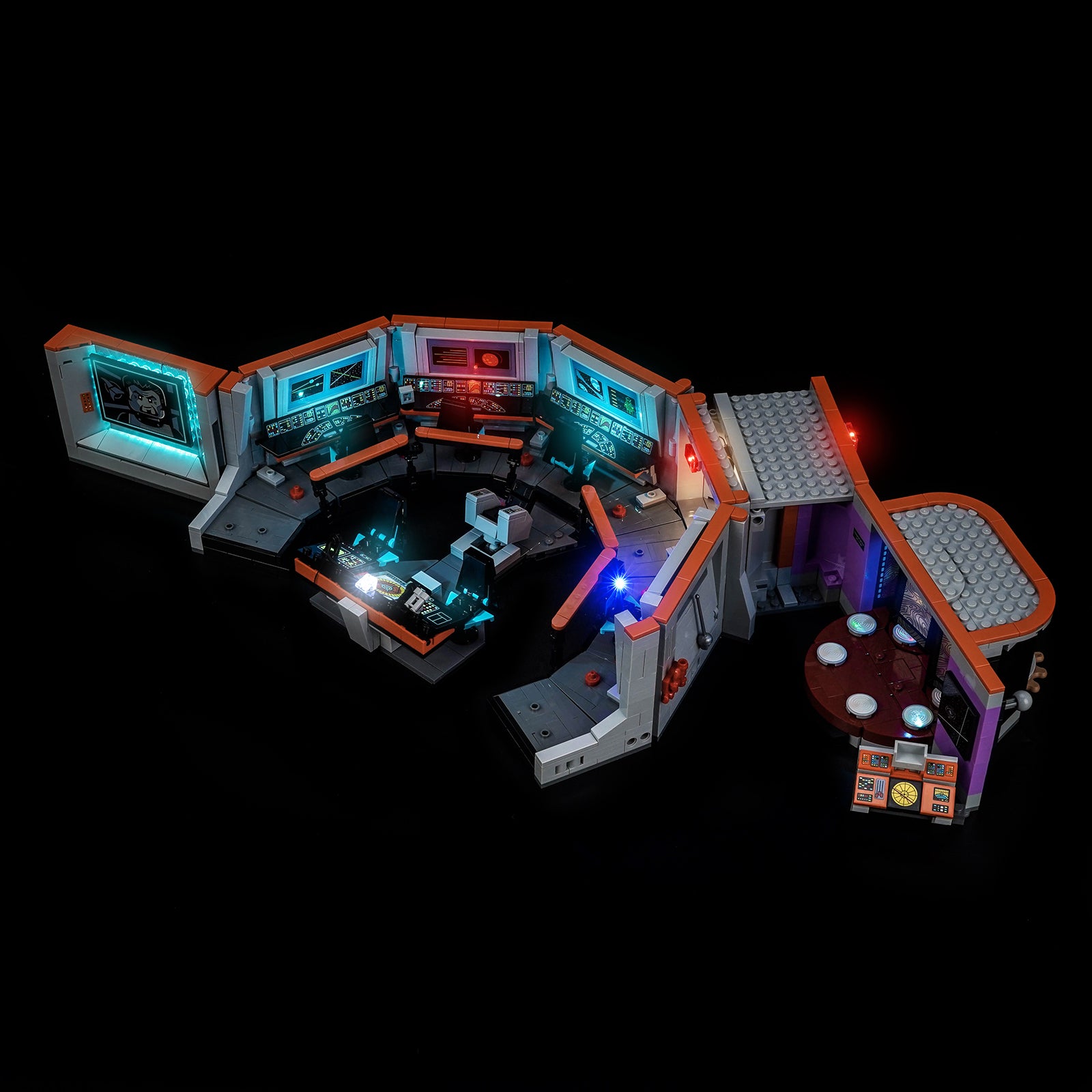 BrickBling Light Kit for LEGO Icons Star Trek: U.S.S. Enterprise NCC-1701™ Bridge 11385