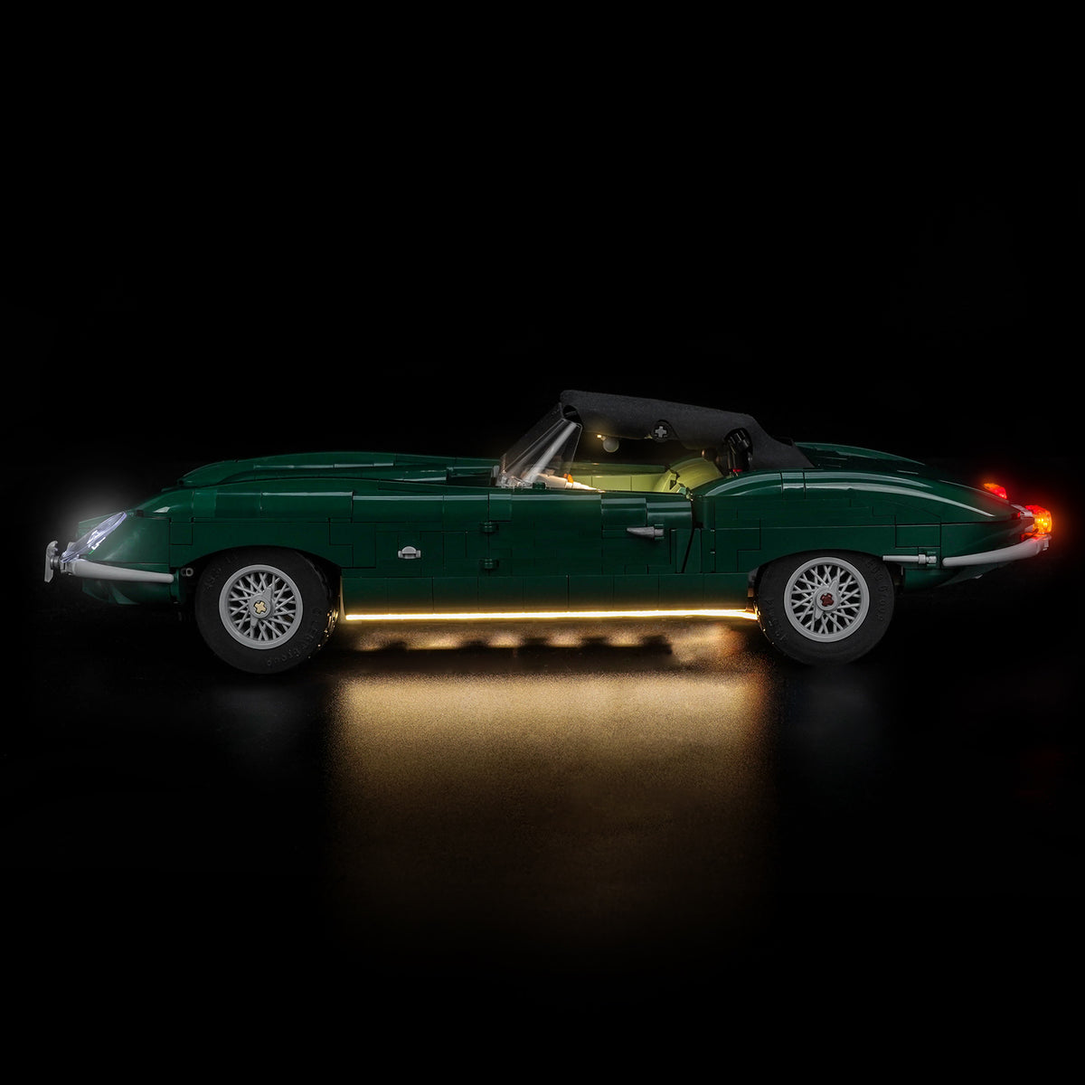 BrickBling Light Kit for LEGO Icons Jaguar E-Type 11381