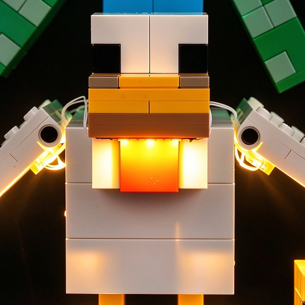 BrickBling Light Kit for LEGO Minecraft Chicken Jockey 21582