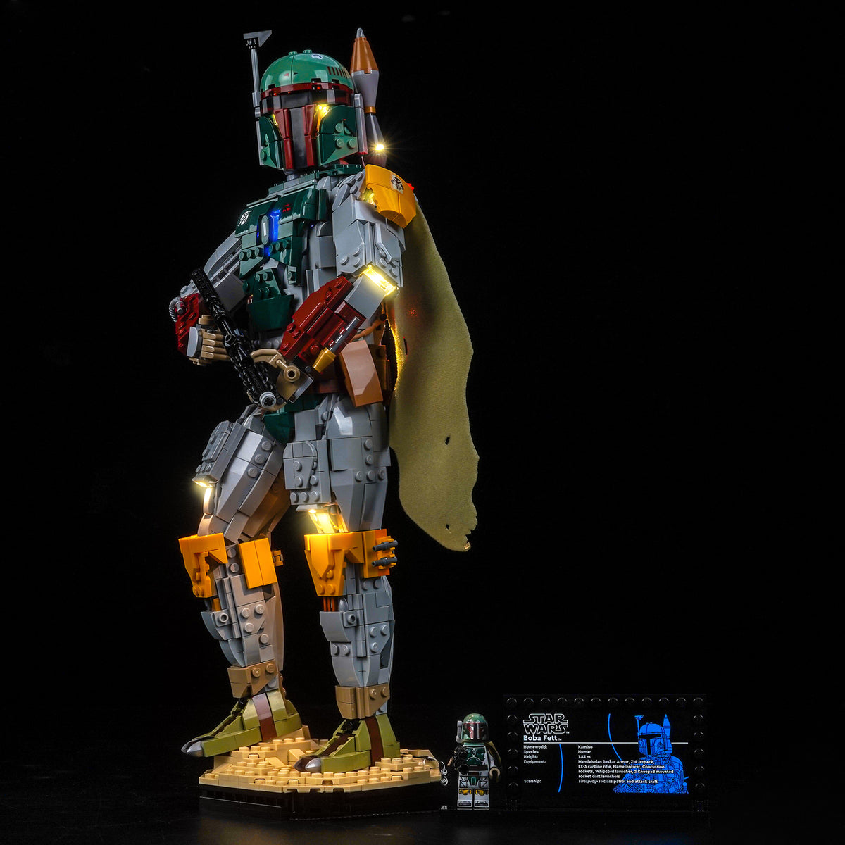 BrickBling Light Kit for LEGO Star Wars Boba Fett™ 75455