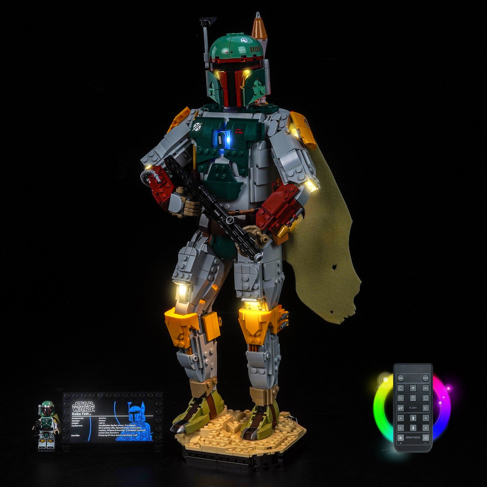 BrickBling Light Kit for LEGO Star Wars Boba Fett™ 75455