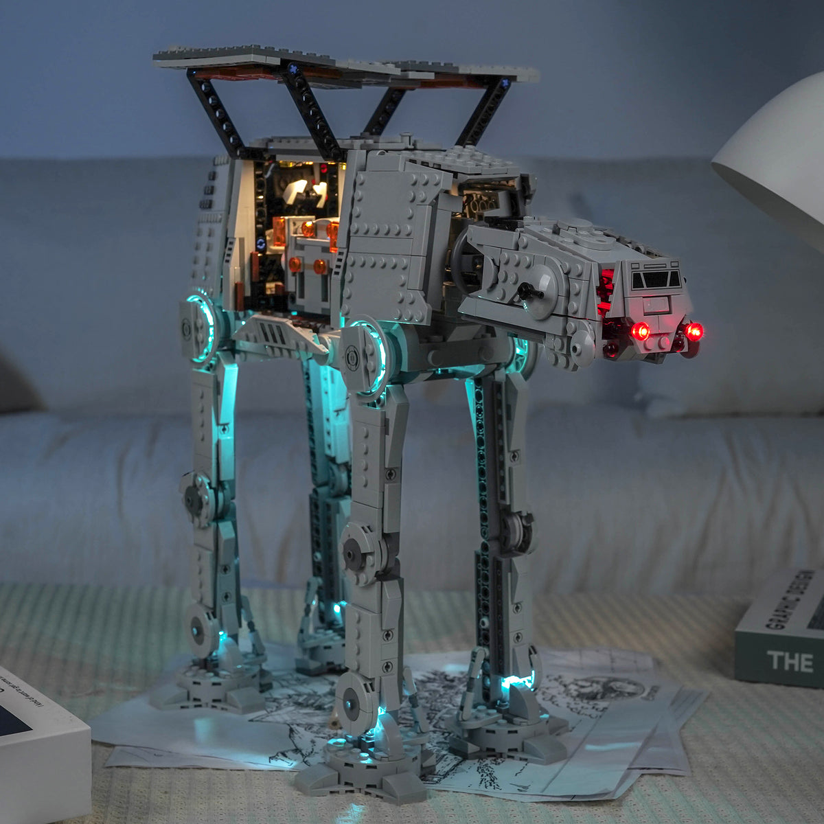 BrickBling Light Kit for LEGO Star Wars Imperial Remnant AT-AT™ with INT-4 75454