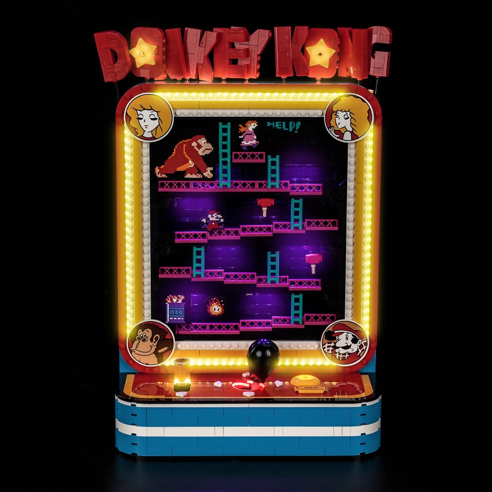 BrickBling Light Kit for LEGO Super Mario Donkey Kong™ Arcade 72051