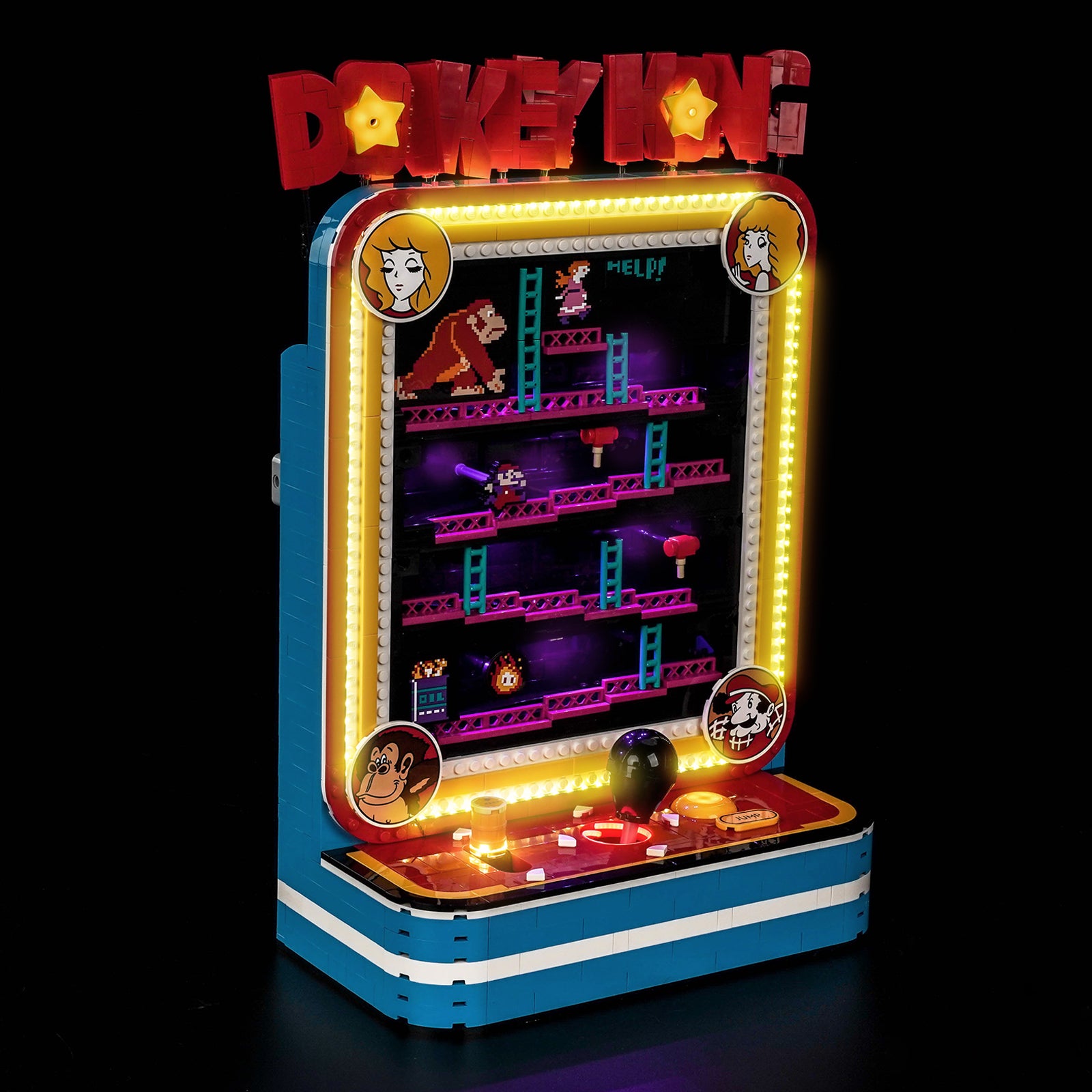 BrickBling Light Kit for LEGO Super Mario Donkey Kong™ Arcade 72051