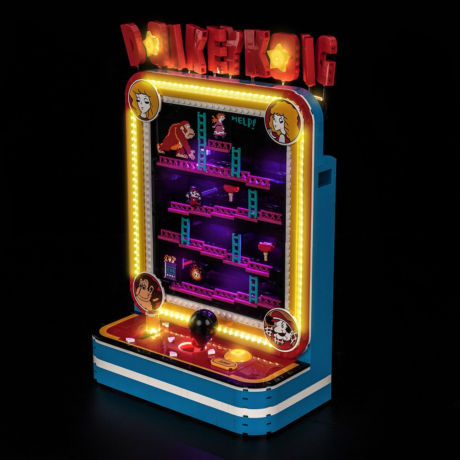 BrickBling Light Kit for LEGO Super Mario Donkey Kong™ Arcade 72051